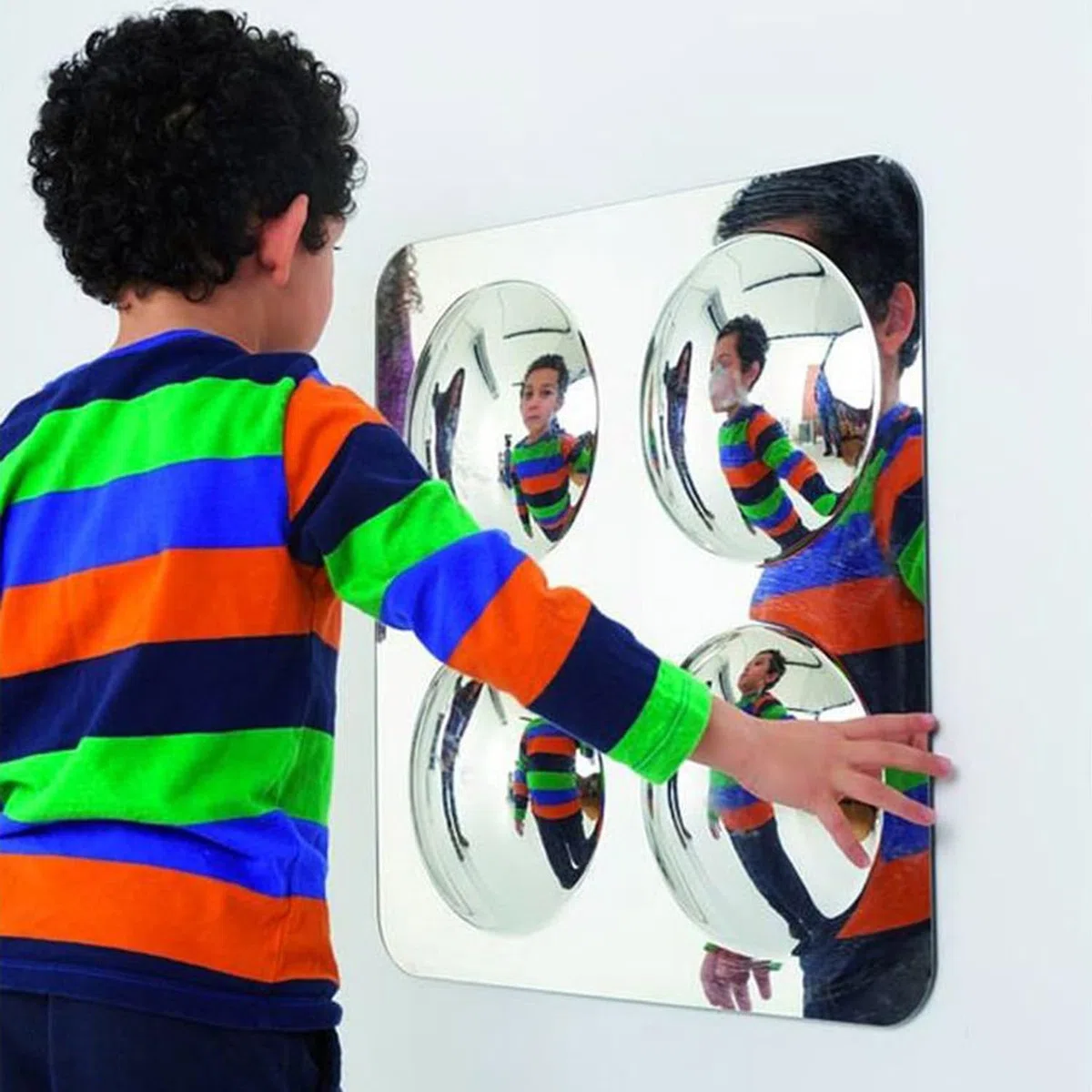 TickiT 72406 Large 4-Domed Acrylic Mirror Panel, one size