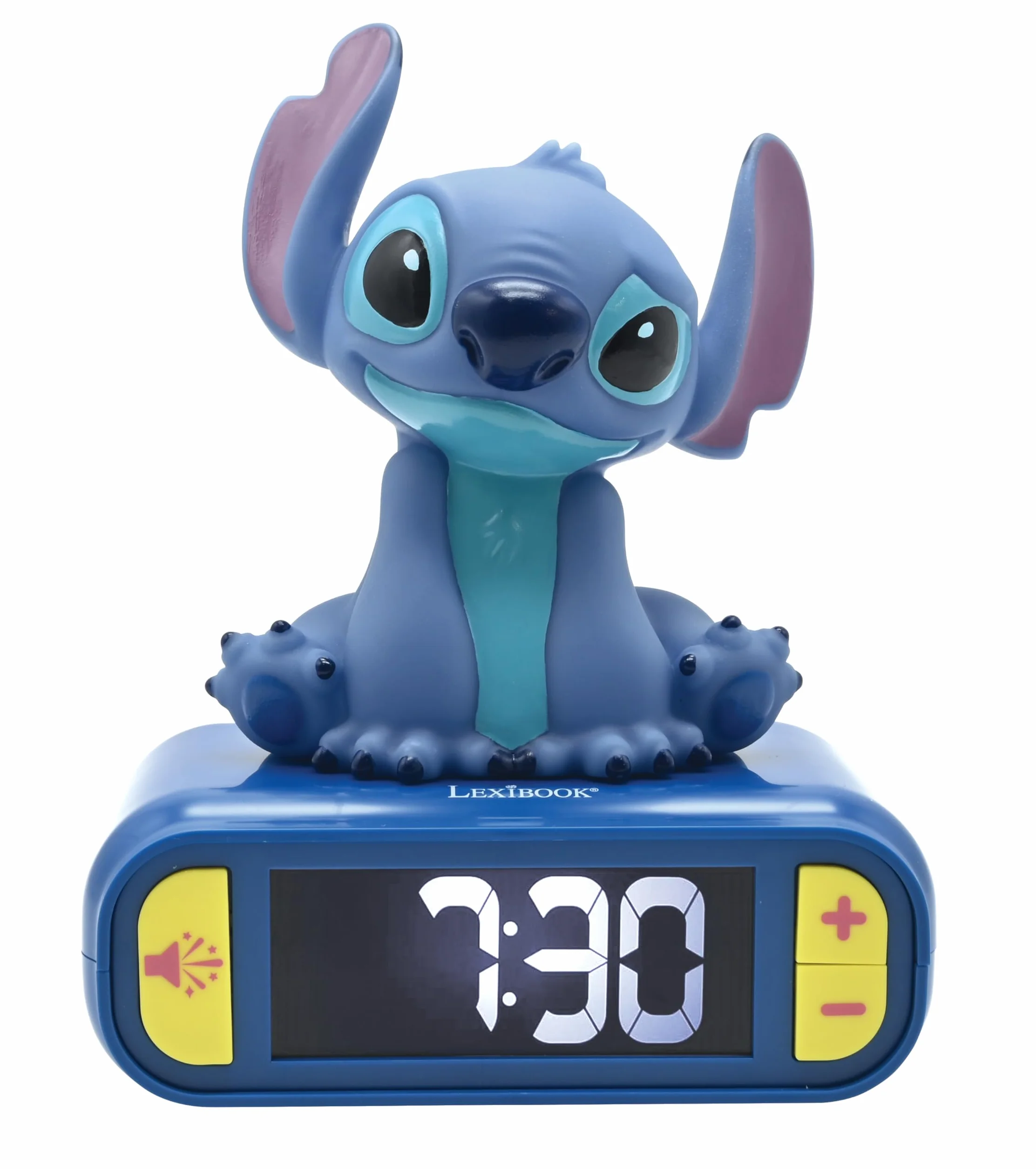 Lexibook Disney Stitch Sveglia notturna LCD Suoni melodie Snooze RL800D