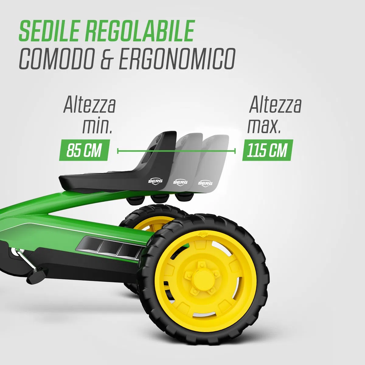 Berg Quad per Bambini Buzzy John Deere 24.30.11.00