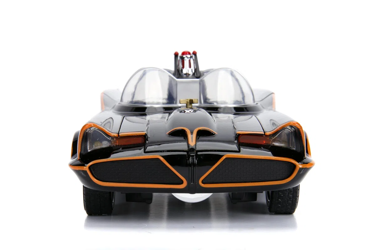 Jada- Batman The Classic TV Series Batmobile Veicolo Collezione e Figure pressofuse, Colore Nero, 1:18, 98625