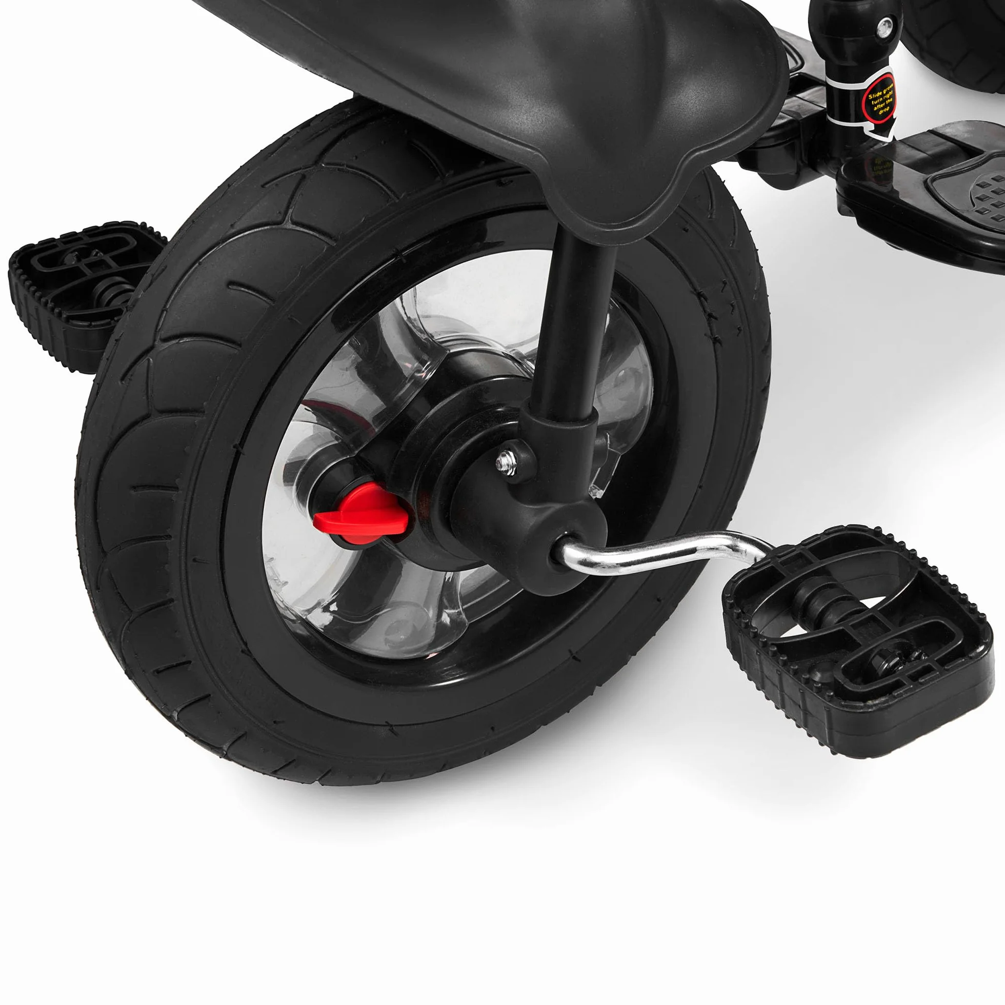 HyperMotion Triciclo Pieghevole per Bambini 1-4 Anni con Manubrio per Genitori - Bicicletta Evolutiva fino a 20kg - Monopattino Bambino Regolabile con Struttura Ergonomica, Grigio