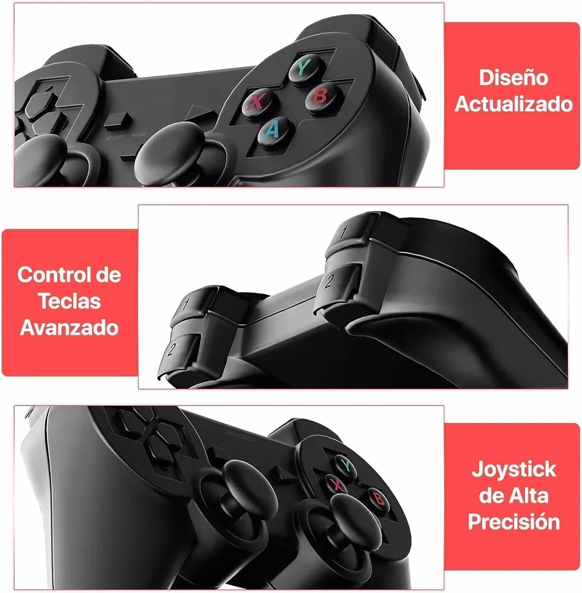 Timits Emulatore Console Retro, Console di Gioco con Controller Wireless 2.4G, 42000+ Giochi Console Retro Portatile Supporto 40+ Simulatori, Videoconsole Retro Uscita HD 4K per TV
