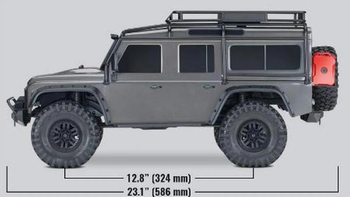 TRAXXAS Landrover Defender Brushed RC modellino elettrico a trazione integrale (4WD) RtR 2,4 GHz