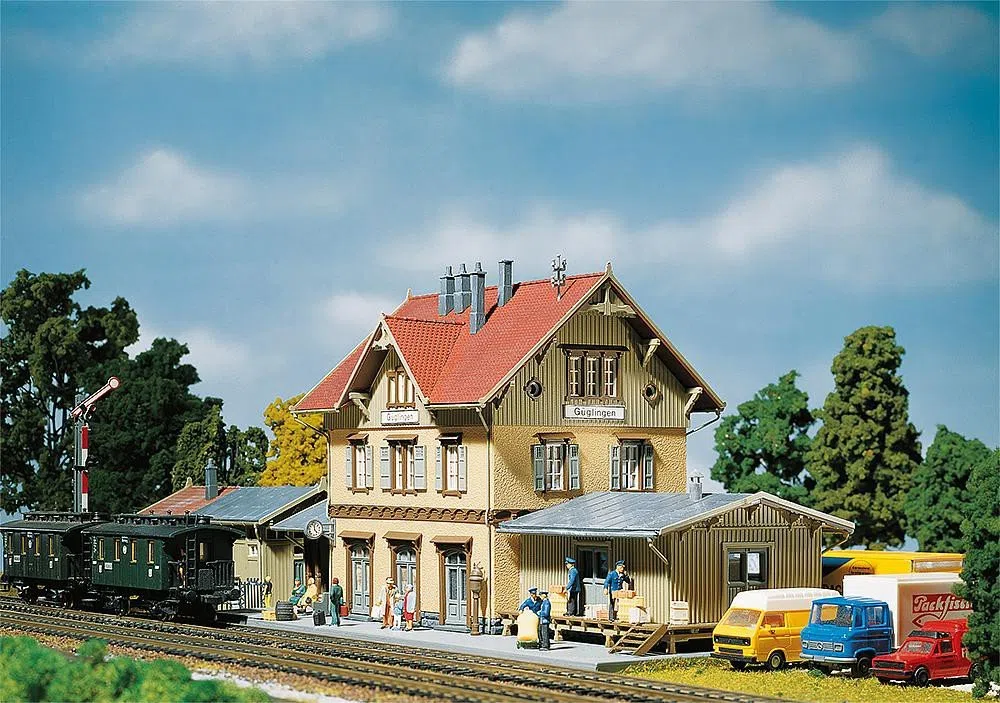 Faller 110107 Kit di Costruzione Stazione Merci Guglingen Ho Scale