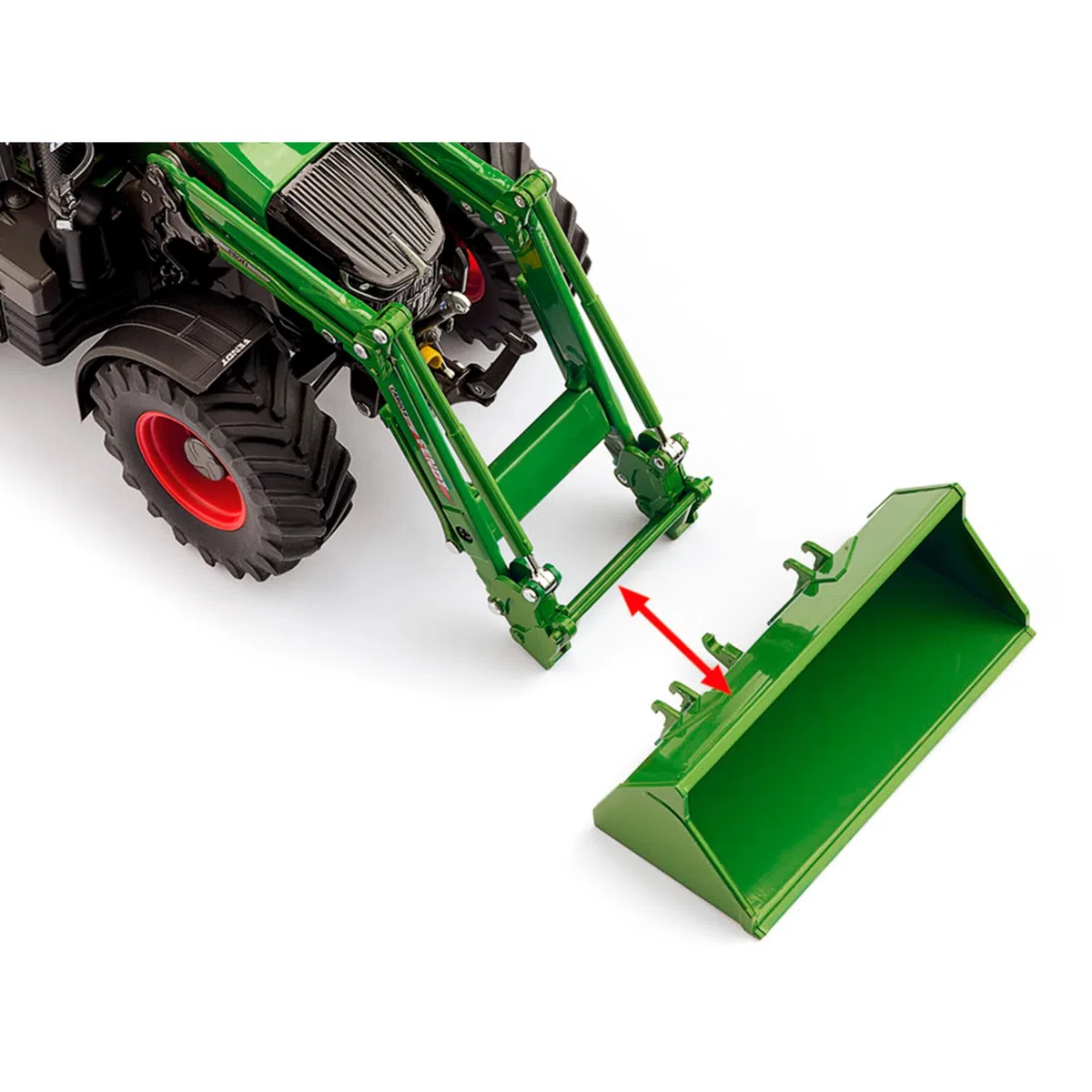 WIKING Fendt 724 Vario Cargo 6.100 1:32 Trattore con Caricatore Frontale Metallo/Plastica