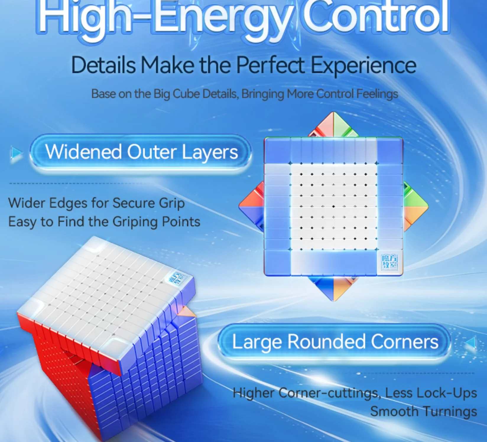 Bokefenuo Moyu Meilong 10x10 Speed Cube 84mm Competizione Professionale Stickerless MoFang JiaoShi Magic Puzzle Cube