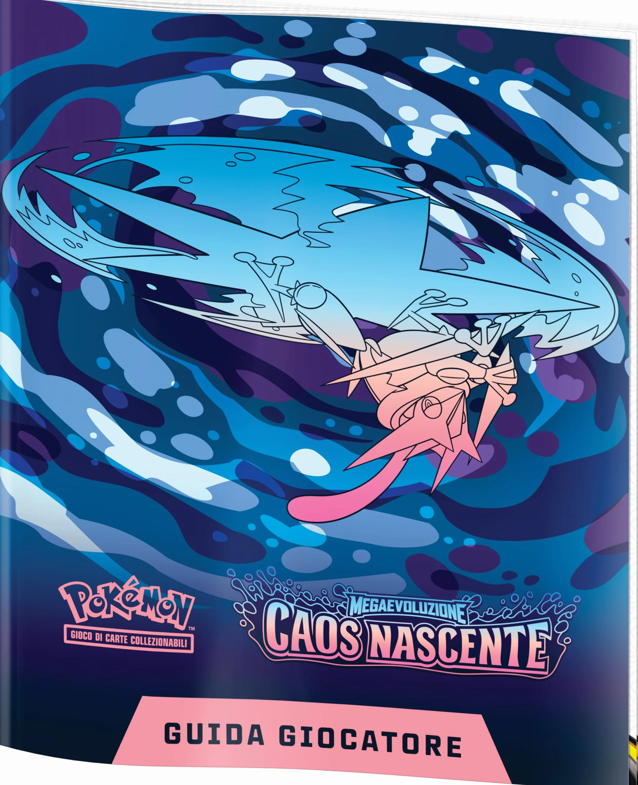 Pokémon: set Allenatore Fuoriclasse dell’espansione Megaevoluzione - Caos Nascente del GCC Pokémon (1 carta promozionale figura intera, 9 buste di espansione e accessori premium), Edizione in Italiano