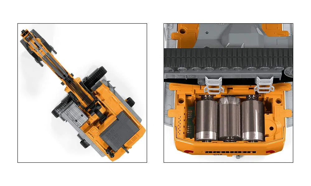 siku 6740, Escavatore cingolato Liebherr R980 SME, Telecomandato, 1:32, Telecomando incluso, Metallo e Plastica, A batteria, Multifunzionale, Giallo