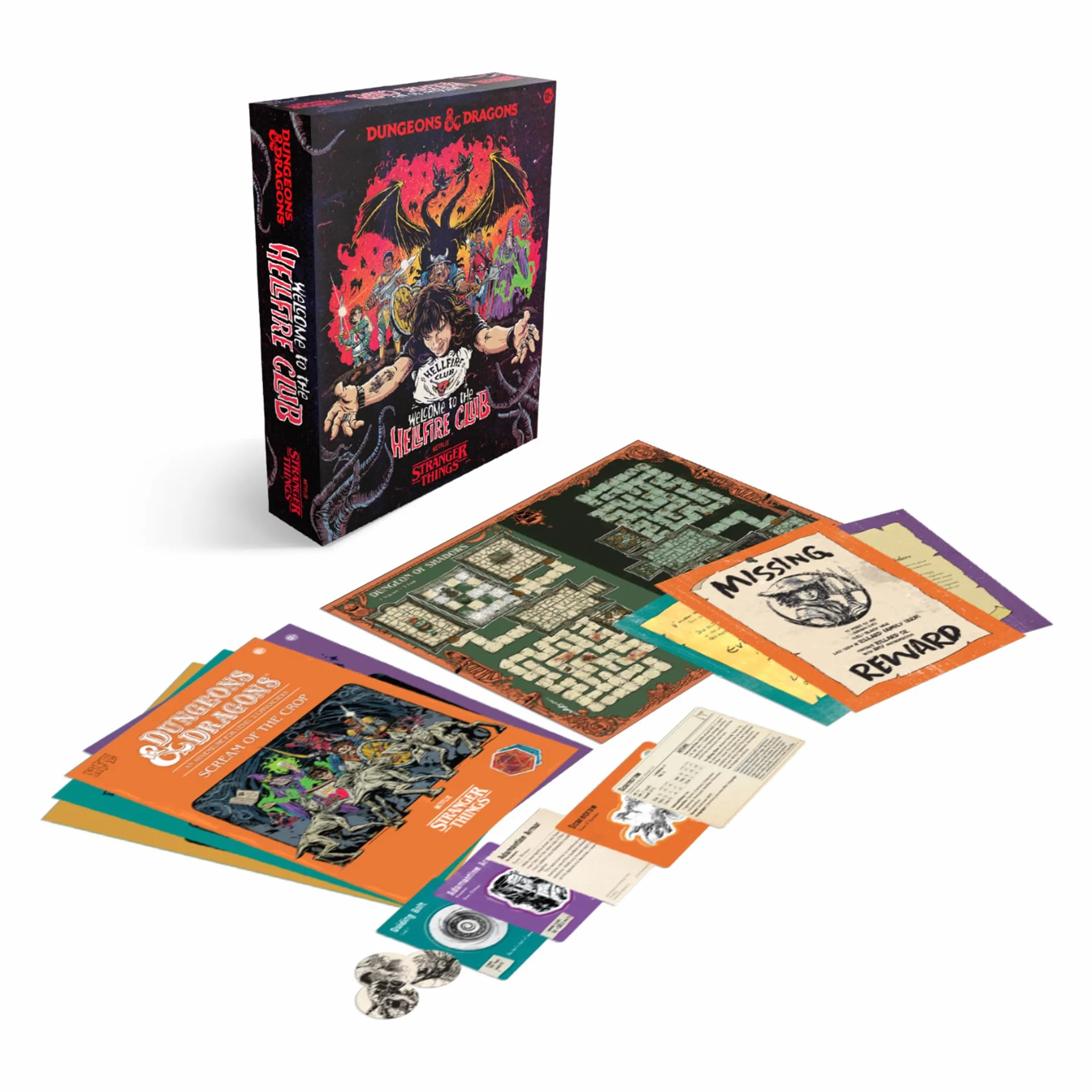 Dungeons & Dragons Stranger Things: Benvenuti all’Hellfire Club | Avventura 3–5 giocatori | Età 12+