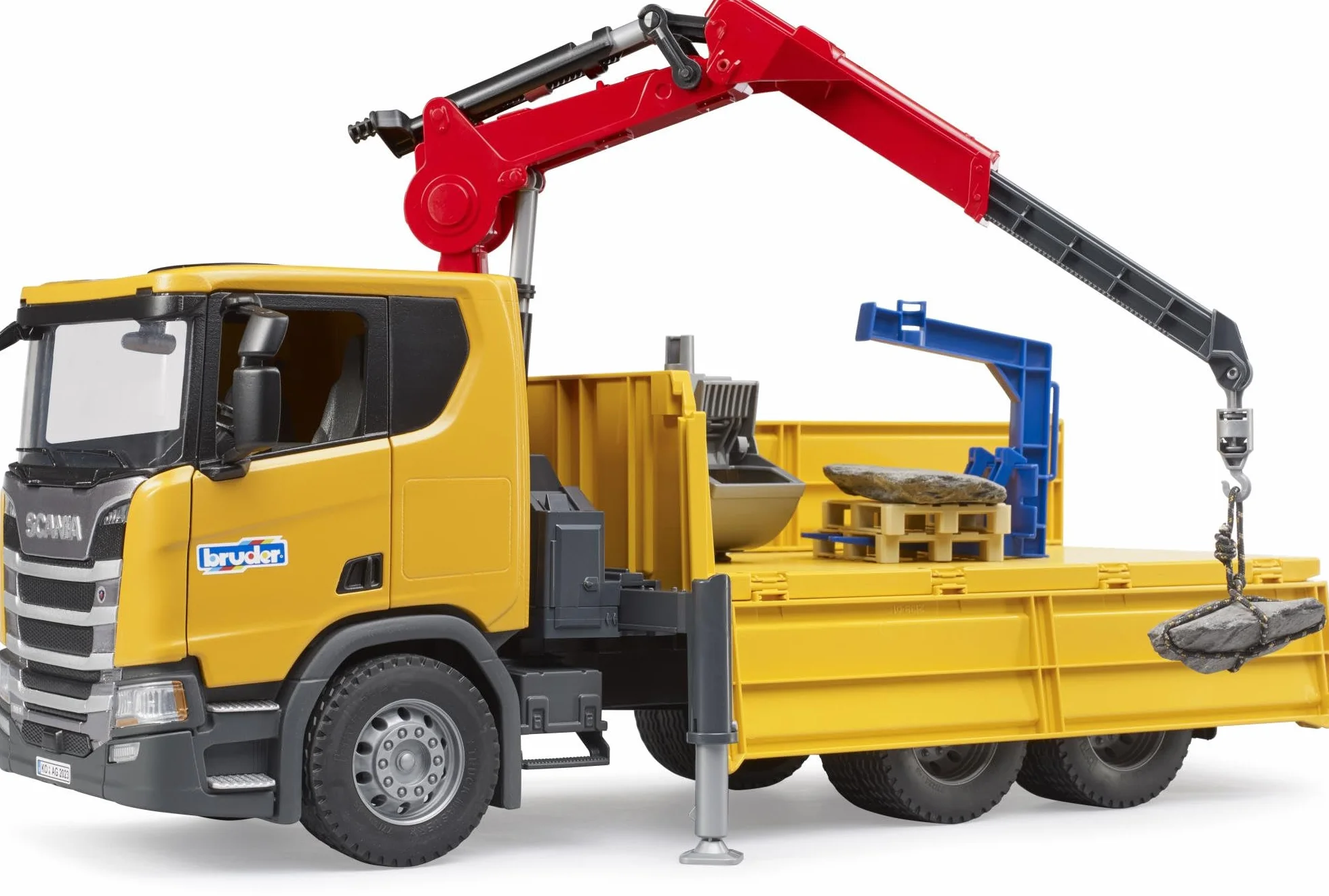 Bruder Scania Super 560R Bouwvrachtwagen met laadkraan