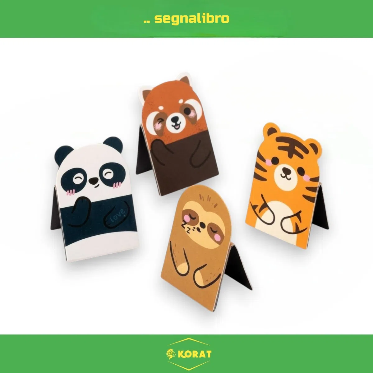KORAT Pasqualone Sorpresa Bambini Uovo di Pasqua Gigante Tema Animali Kawaii Kit Cancelleria Completo, Set Scuola Animali, Gadget Panda Tigre Leone, Regalo Pasqua