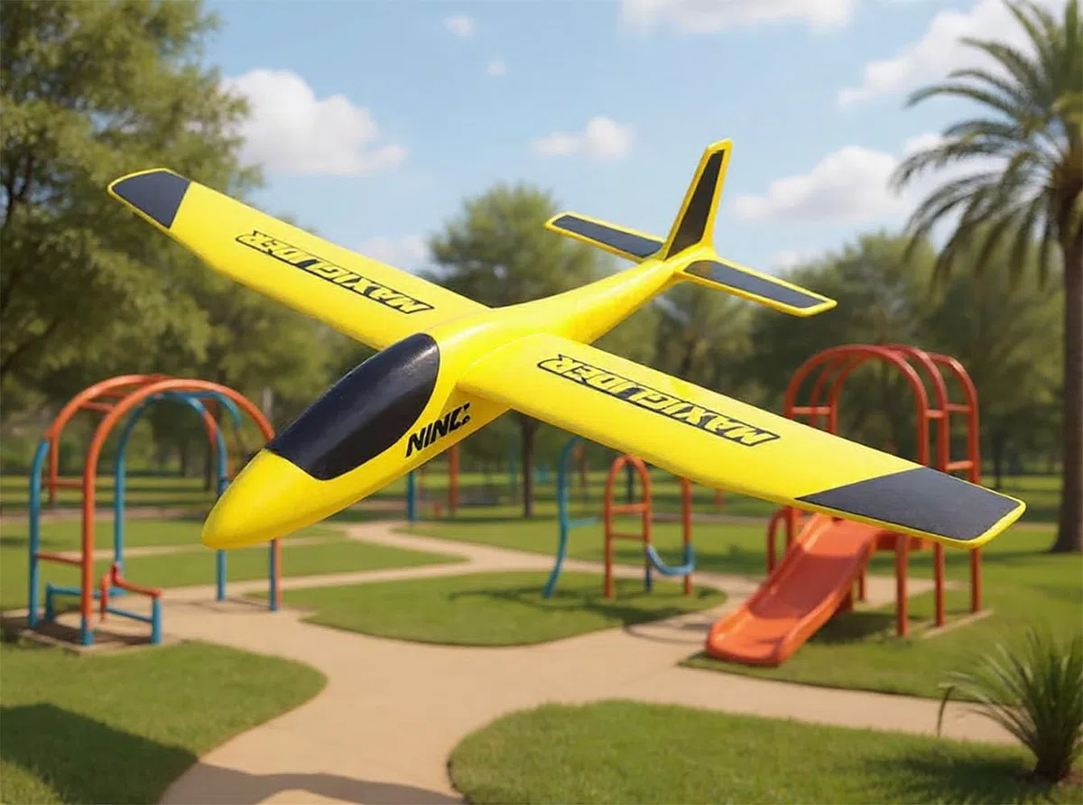 Ninco NincoAir Maxi Glider Aereo Polistirolo per Bambini Aliante 85 x 68 x 12 cm Giochi da Esterno