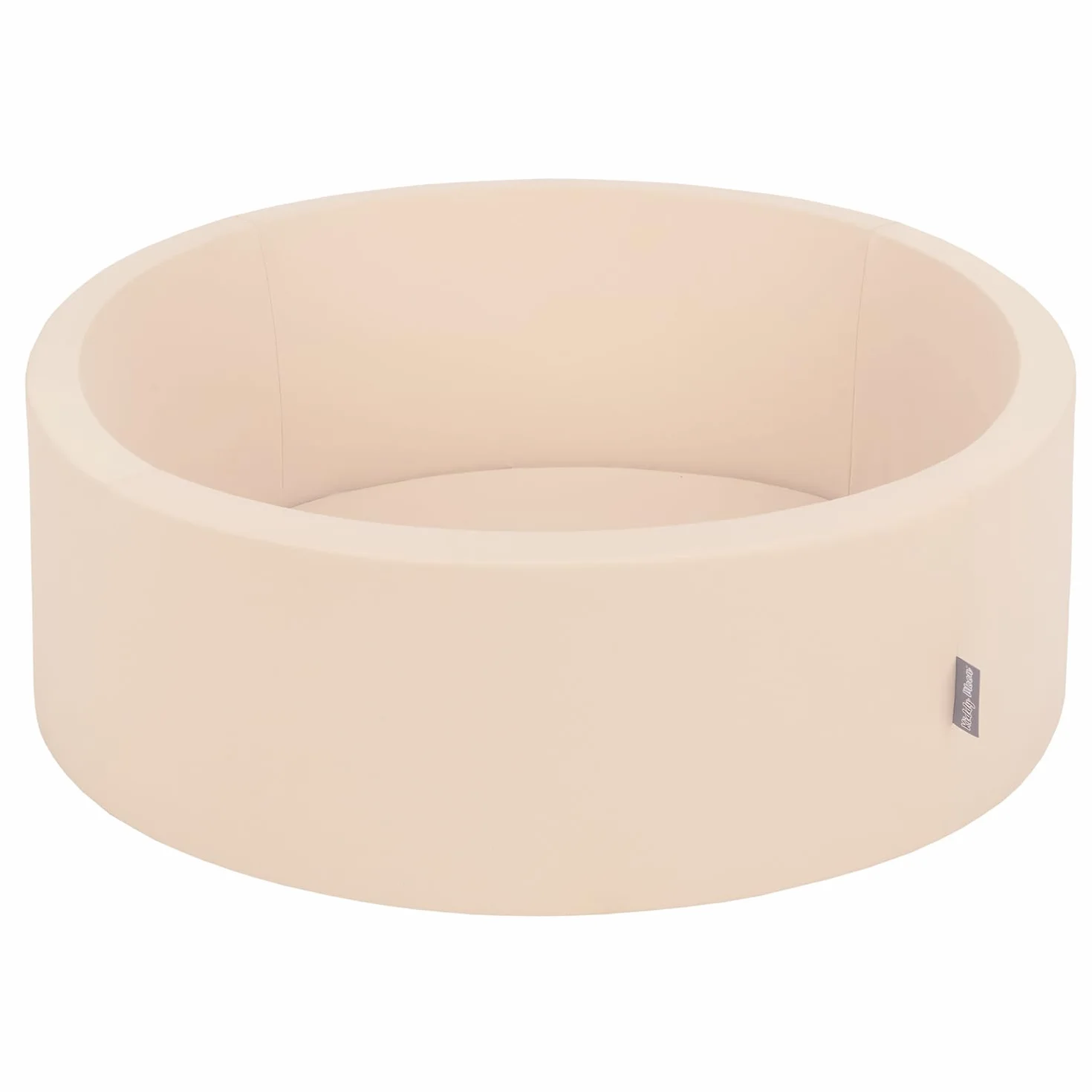 KiddyMoon Fodera con Cerniera per Piscina per Bambini 90X30cm/200 Palline, Beige: Beige Pastello/Verde Grigio/Giallo Pastello/Bianco