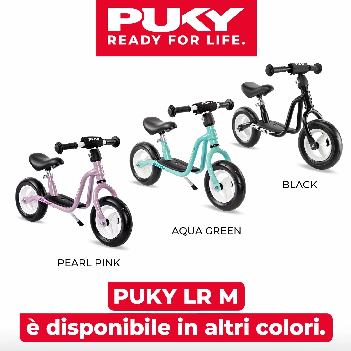 PUKY Draisienne di 2 Anni LR M Pigeon Cile Red