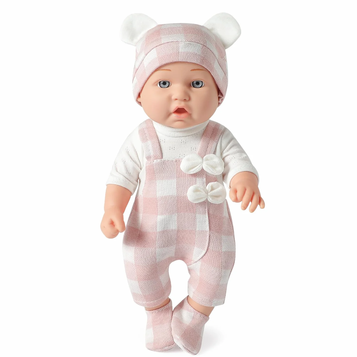 Set di giocattoli per bambole da 30,5 cm, con accessori, include culla per bambole, ciuccio e coperta, prima bambola per bambine dai 3 anni in su