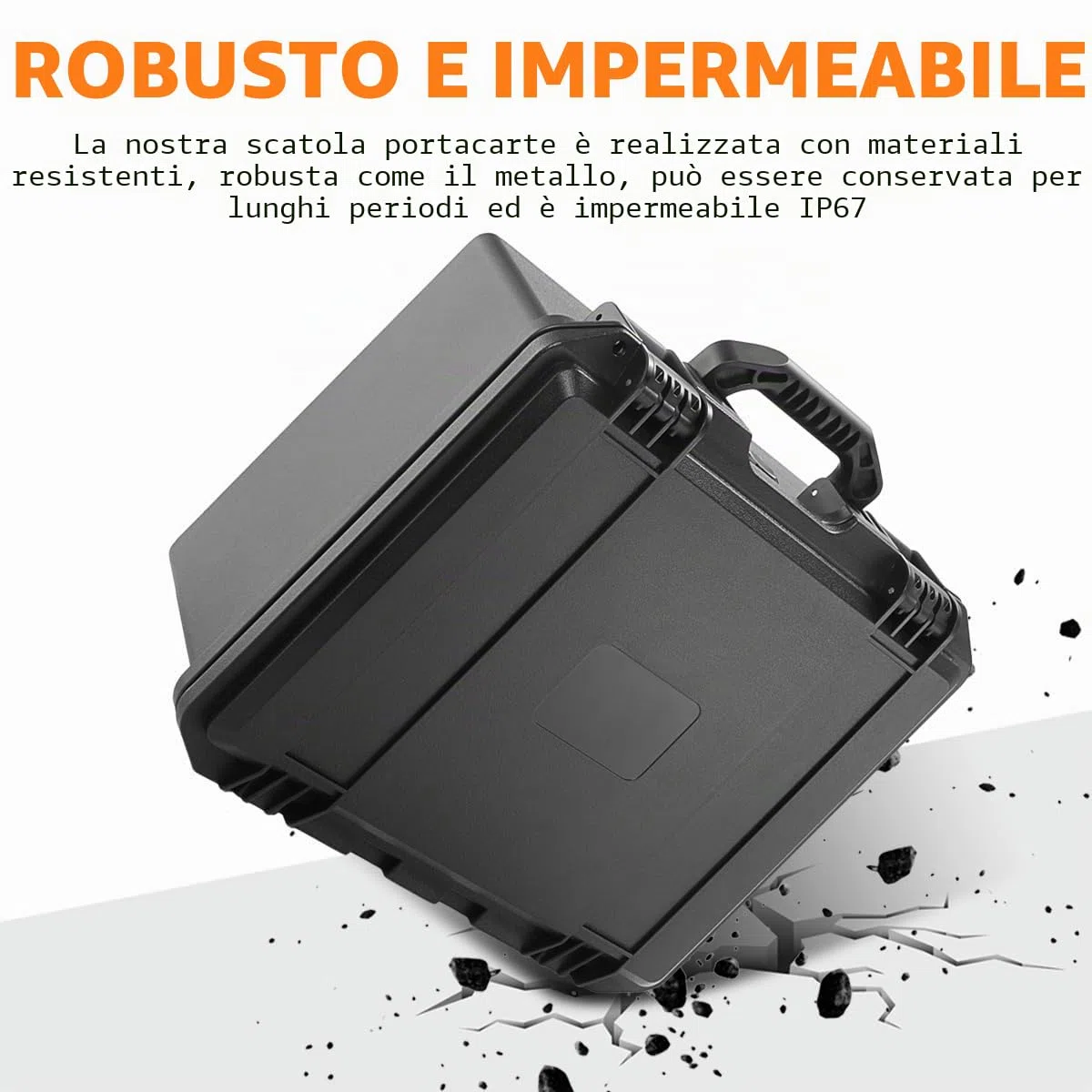 Scatola portaoggetti per carte di credito, compatibile con porta carte magnetiche PSA CSG SGC e caricatori superiori, scatole impermeabili – 3 scomparti personalizzati per carte graduate