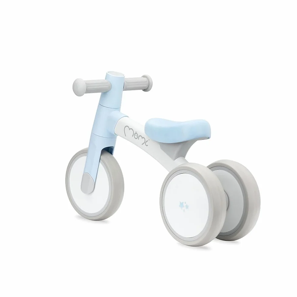 Triciclo senza pedali per bambini MoMi TEDI per bambine e bambini (peso massimo 25 kg), mini bicicletta senza pedali con ruote in plastica resistenti alla foratura, telaio in metallo leggero - 1,2 kg
