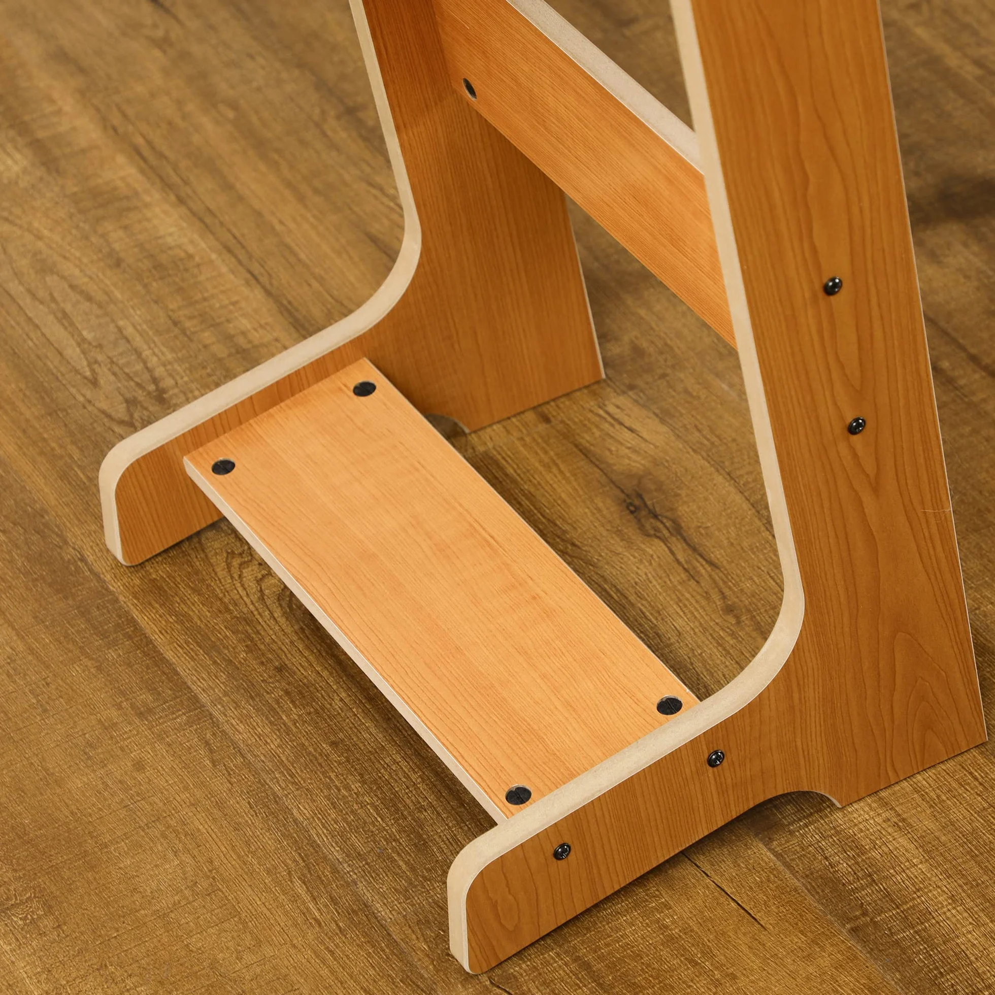 HOMCOM Calcio Balilla Pieghevole Compatto in Legno, Biliardino Salvaspazio con 6 Aste, 18 Giocatori e Segnapunti, 69x37x70cm