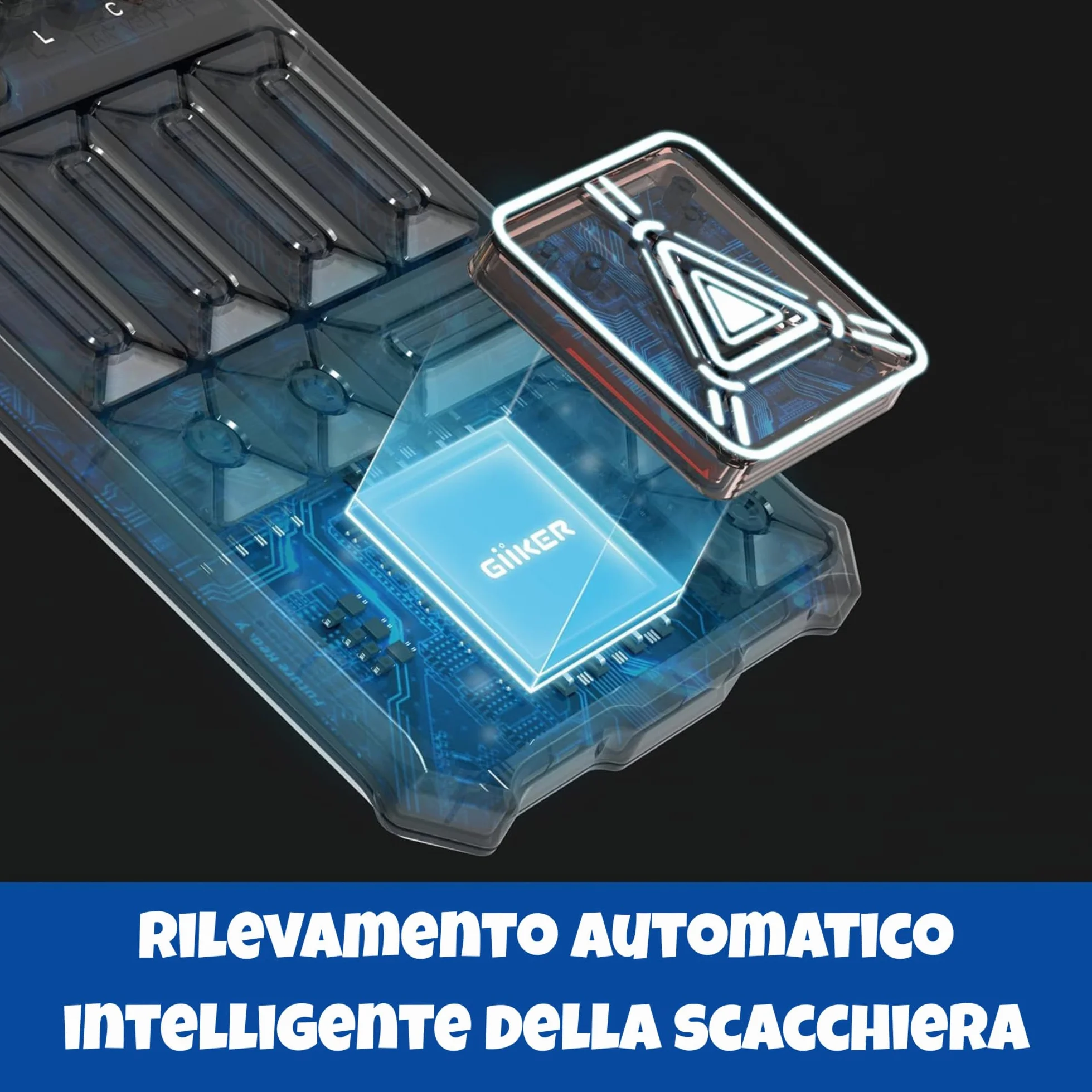 GiiKER Super Slide Puzzle rompicapo a scorrimento, Puzzle Rompicapo con Oltre 500 Sfide Originali, Giocattoli per Bambini Adolescenti, Giochi di Viaggio, Regali di Compleanno