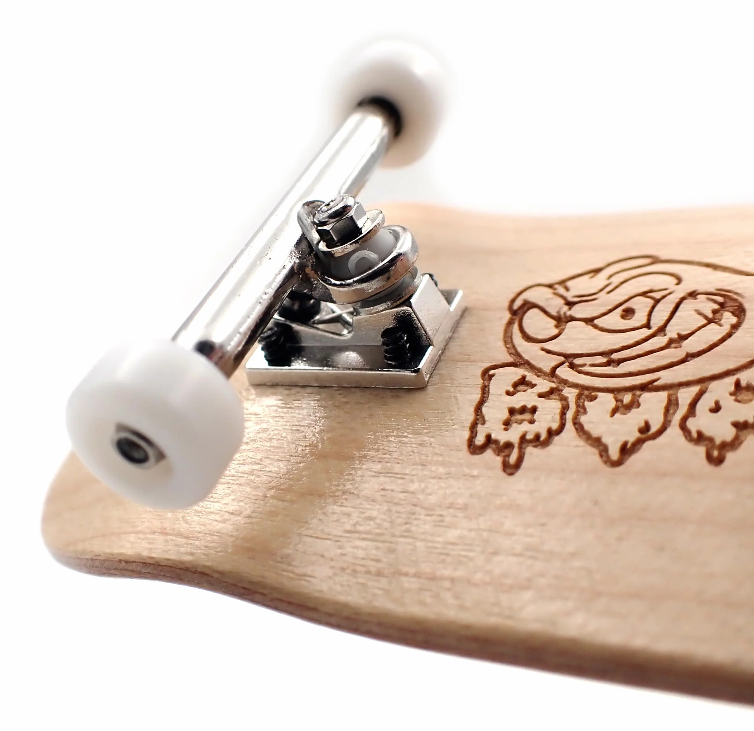 SPITBOARDS Fingerboard Set Completo Legno Pro 5 Strati 36mm Ruote Cuscinetti CNC Nastro Grip Schiuma Laserato