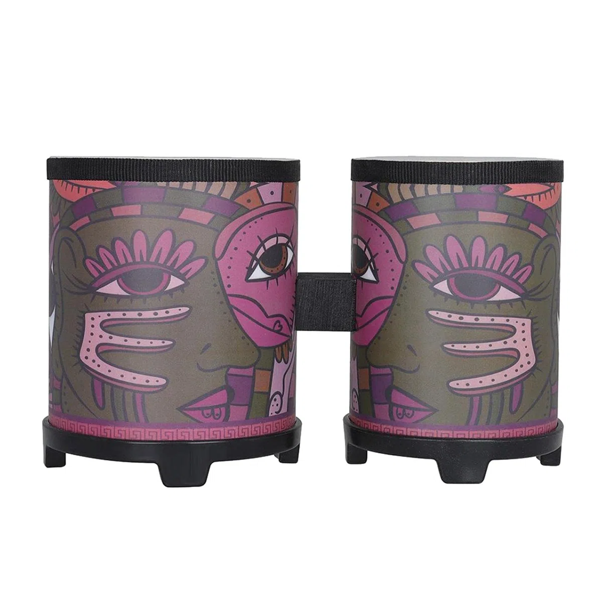 LOVIVER Batteria Batteria Congas da 4” E 5” per Bambini Adulti Principianti