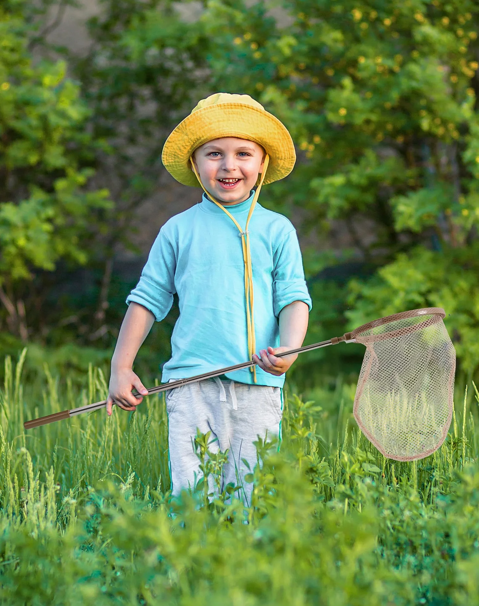 ROBUD Kids Outdoor Explorer Kit, Bug Catching Adventure Set with Butterfly Net, Magnifying Glass, Kids Binoculars, Bug Container, Carry Bag, Educational Toys Gift for Toddler Ages 3+