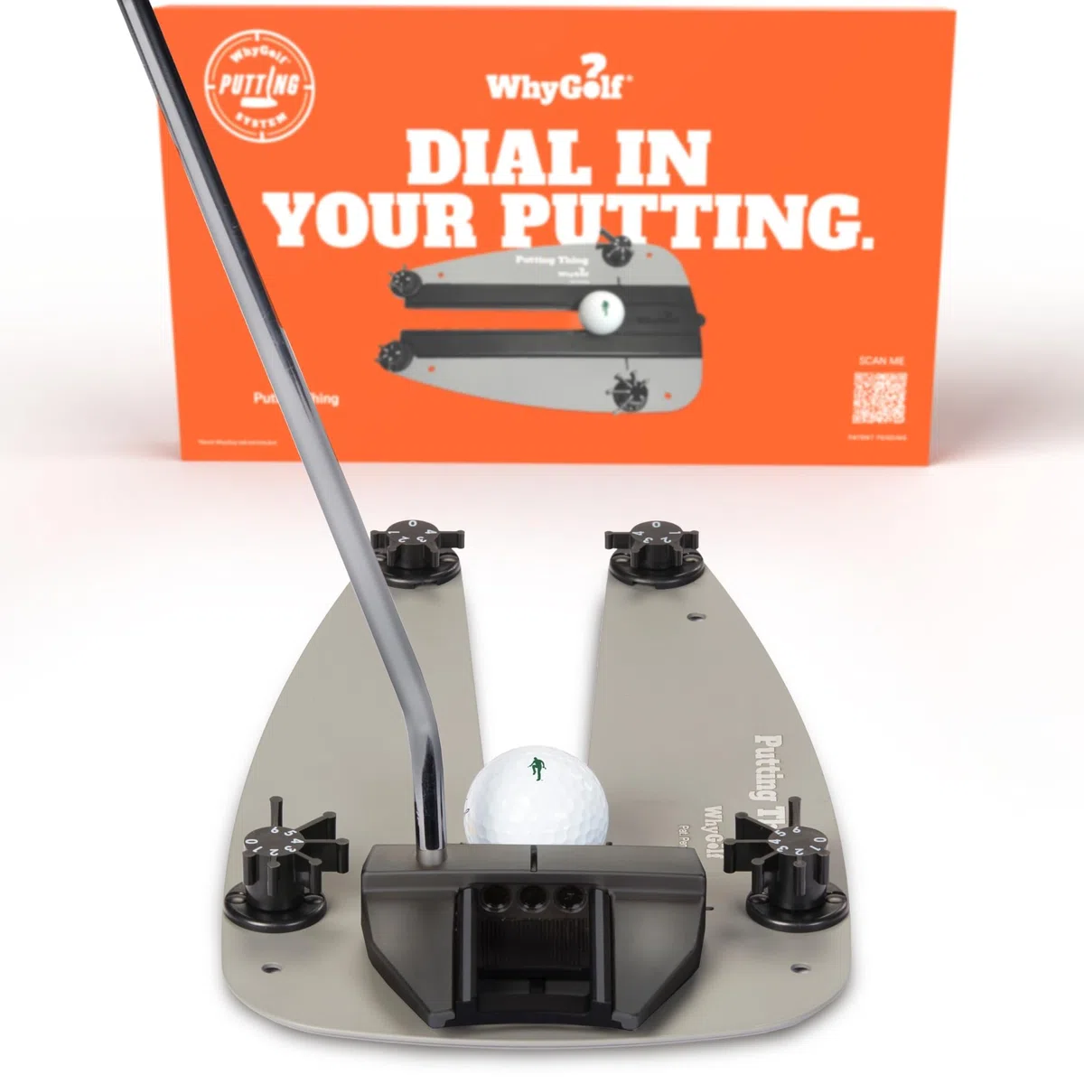 WHYGOLF WHYGOLF Putting Thing | Accessorio da golf per una migliore precisione del putt | Putting Green Practice | Putter da golf didattico e aiuto per l'allenamento per attrezzature da allenamento