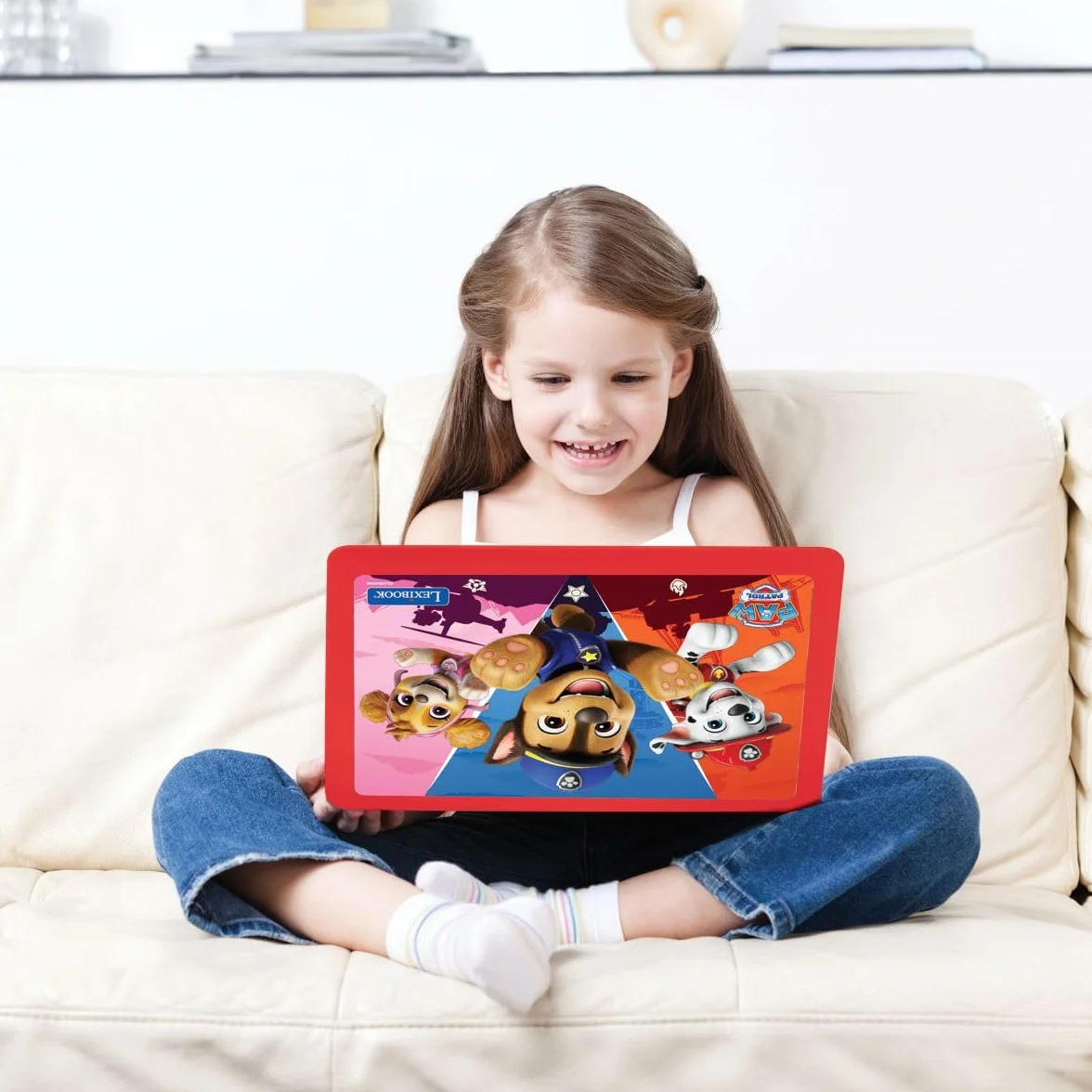 Lexibook, Paw Patrol, Laptop Educativo Bilingue, Inglese e Italiano, 164 Attività, Matematica, Giochi di Logica, Modalità Musicale, Grande Schermo LCD, Rosso/Blu, JC601PAi5LXB