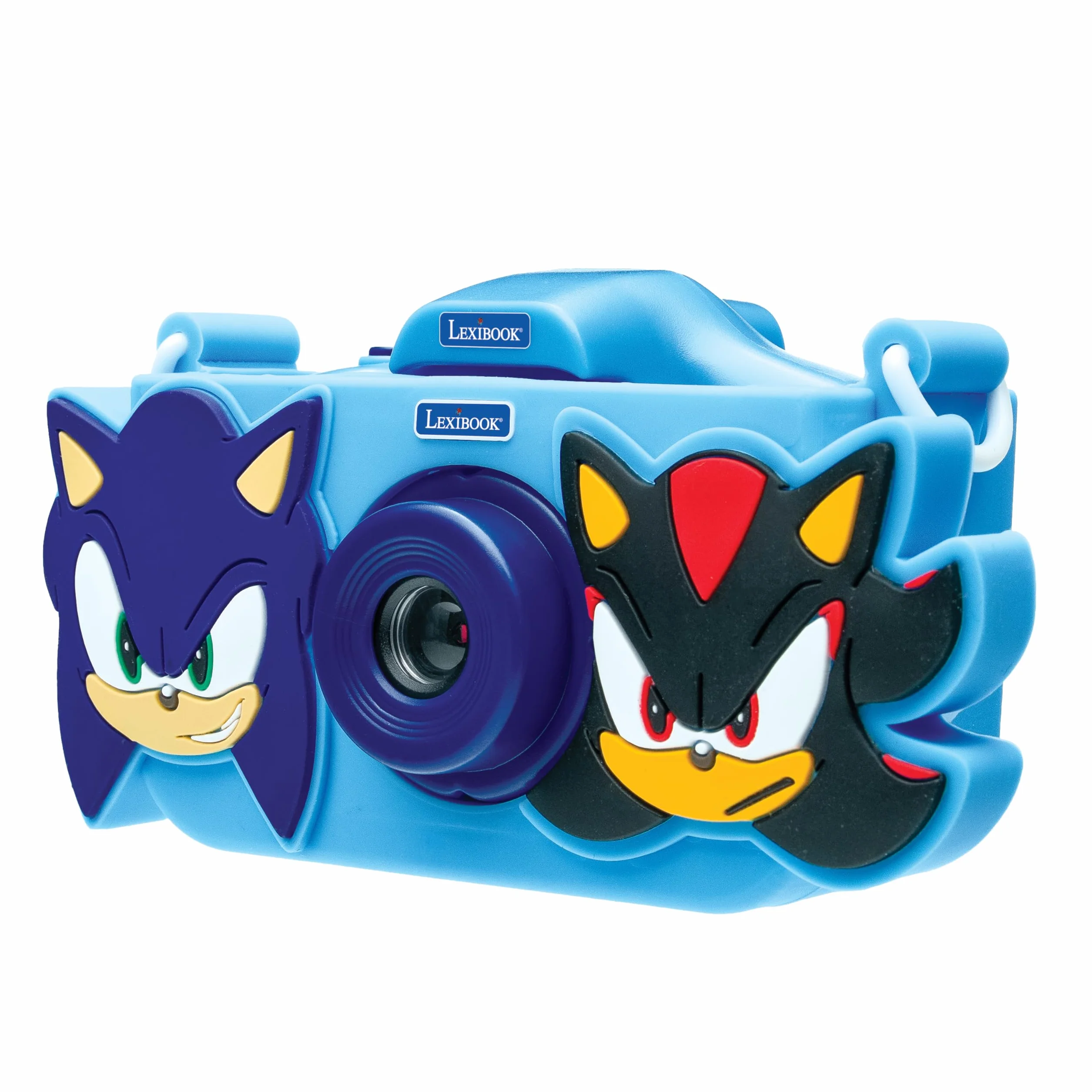 Lexibook, Sonic The Hedgehog, Fotocamera 4-in-1 per Bambini con Protezione, Funzioni Foto, Video, MP3 e Giochi, 15 Filtri per Personalizzare Le tue Foto, Scheda di Memoria da 8 GB Inclusa, DJ078SN