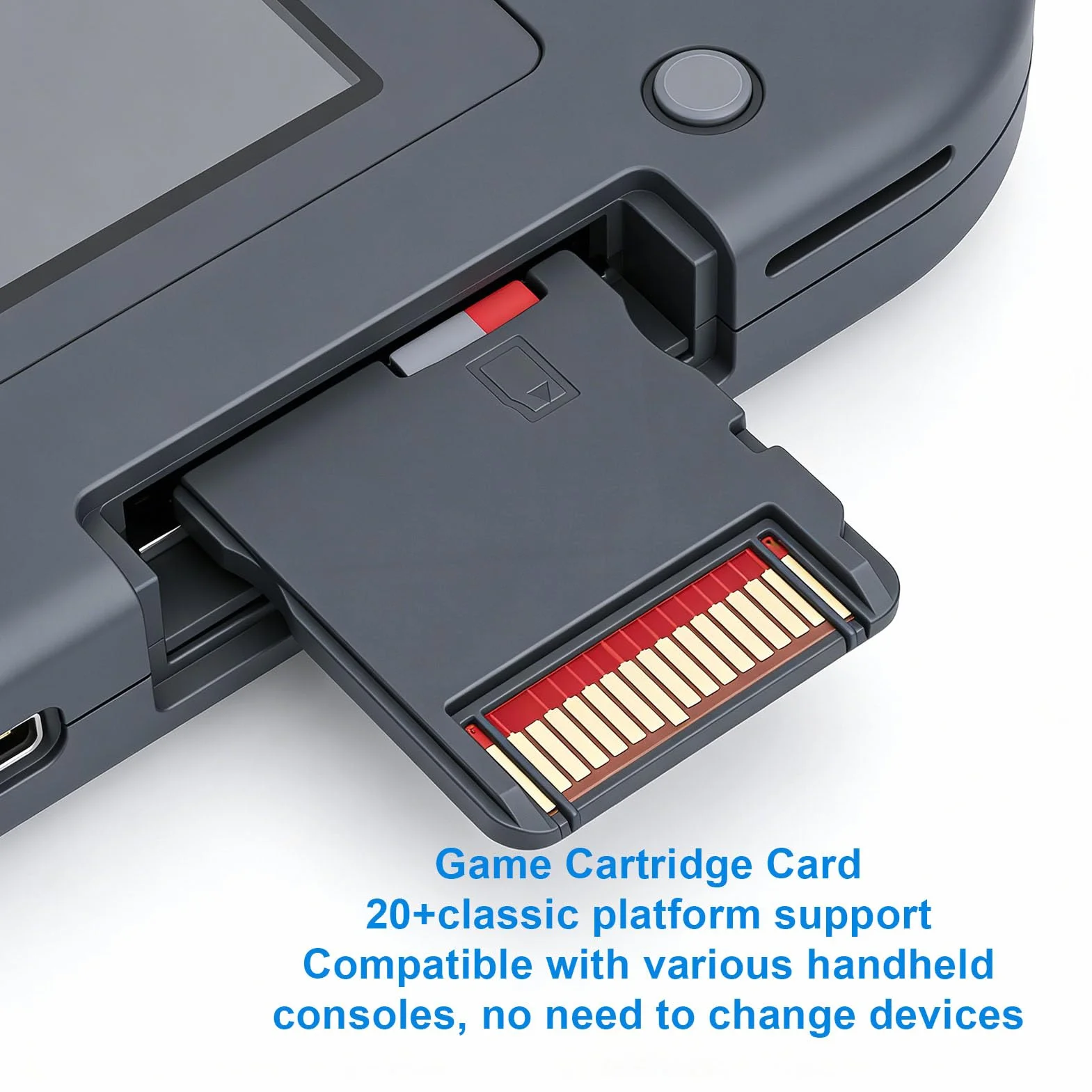 Scheda con 7800 giochi integrati, compatibile con 3DS, 2DS, NDSL, con emulazione di GBA, GBC, FC, MD, GB versione inglese