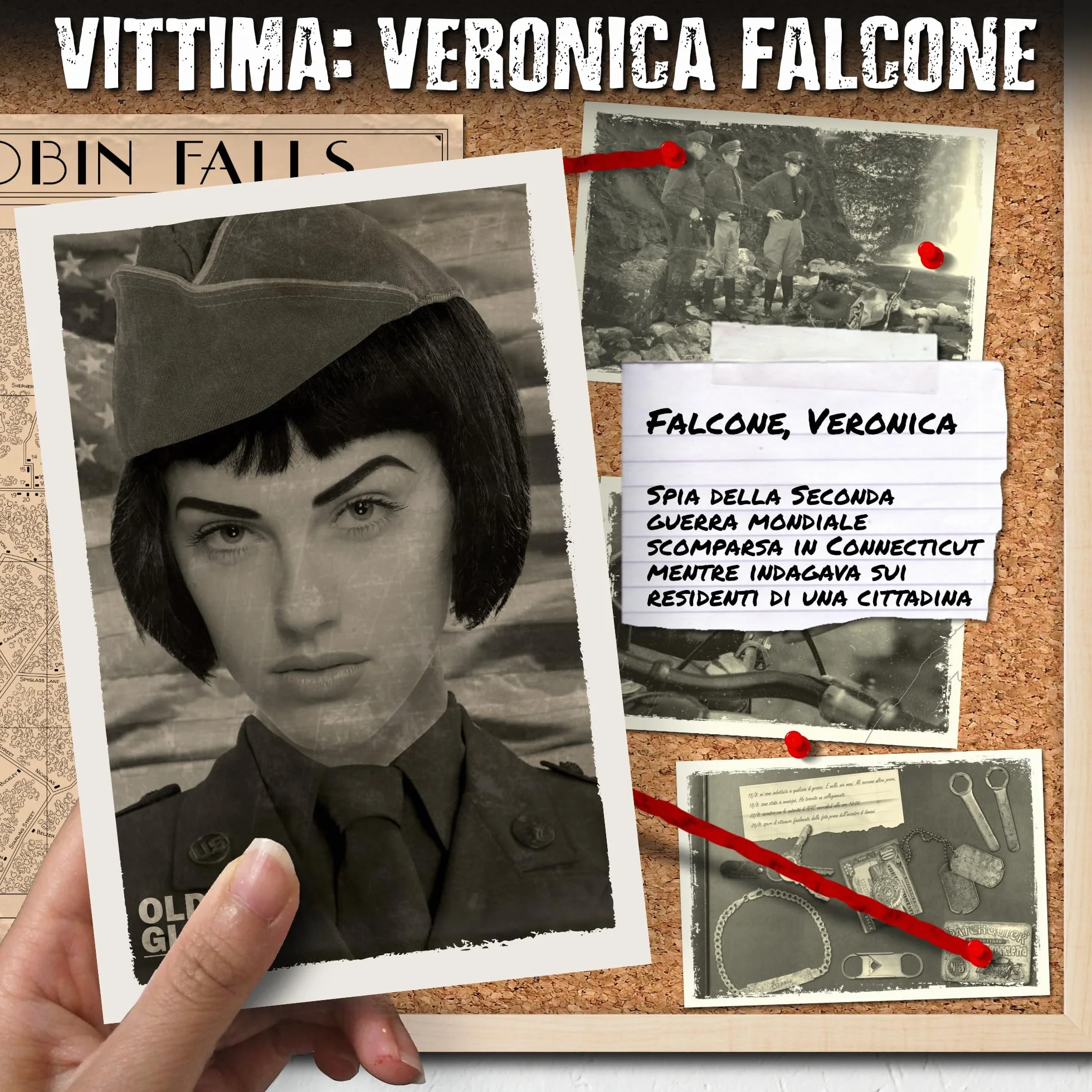 UNSOLVED CASE FILES: Un gioco per indagare su misteriosi casi irrisolti: Chi ha ucciso Veronica Falcone? Riuscirai a risolvere questo caso?