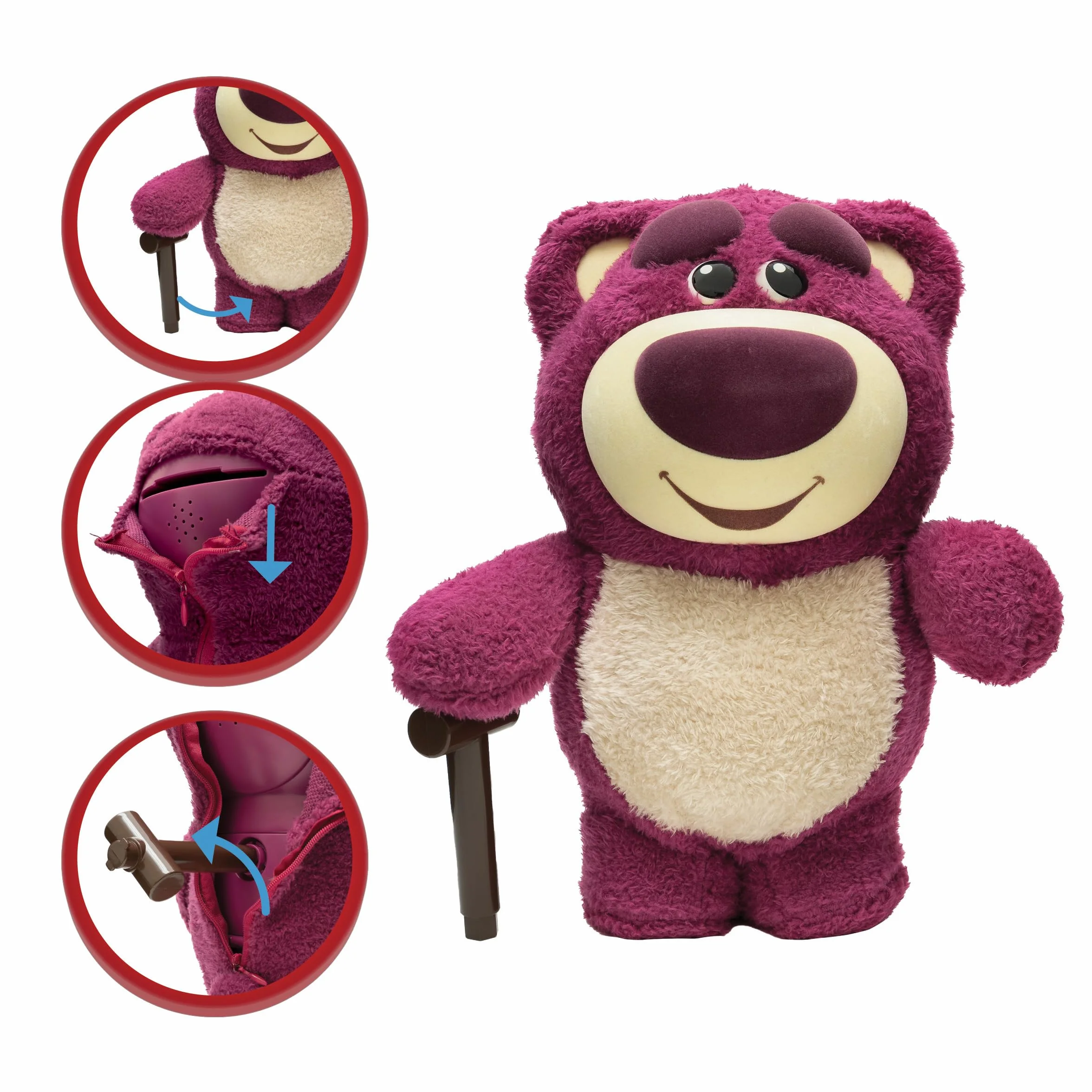 Lexibook, Lotso, Cassaforte elettronica Lotso, Rosa Rosso, JG140TS1