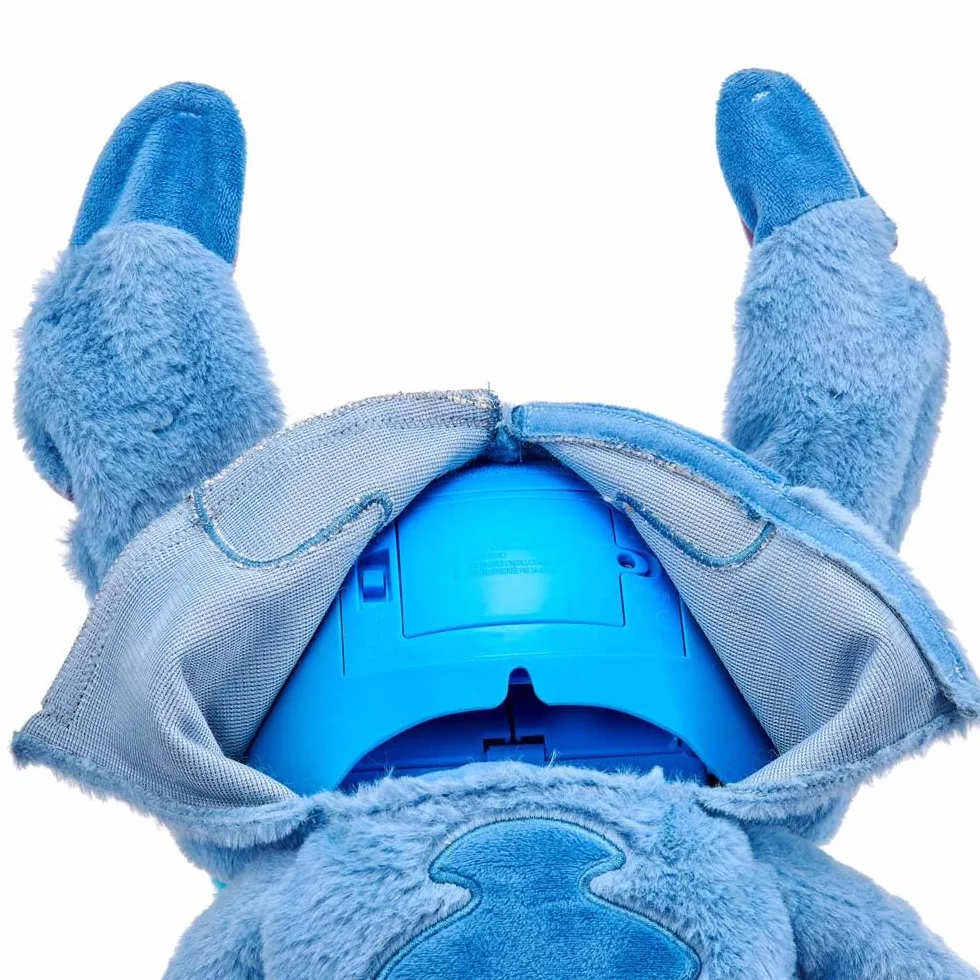 Disney Lilo & Stitch Puppetronic by Real FX - Peluche elettronico da 45 cm, 100+ combinazioni di azioni e suoni, giocattolo realistico con sensori e reazioni, 6+ anni, famoso (TTC29000)