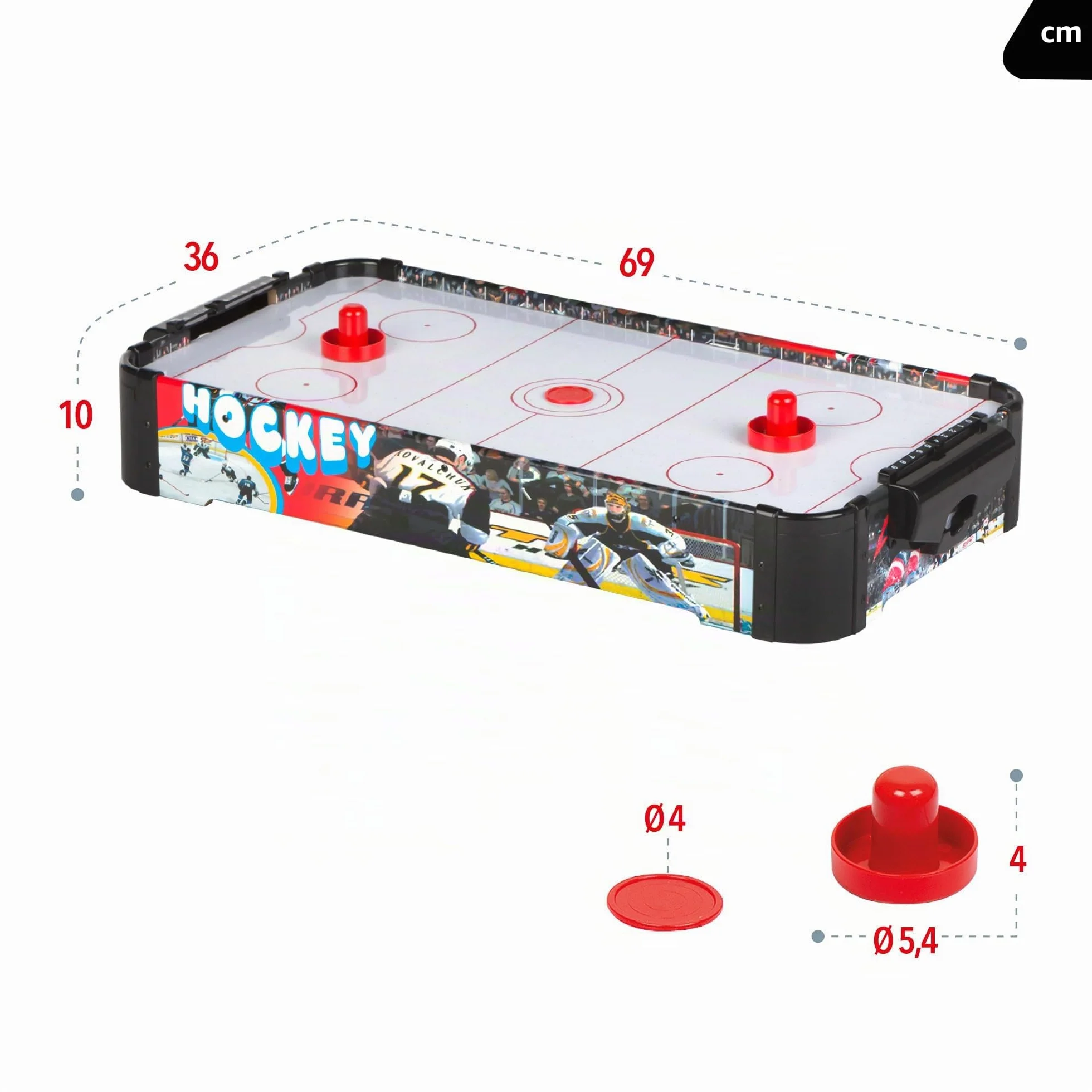 JUEGO HOCKEY AIR MADERA 69X36X10
