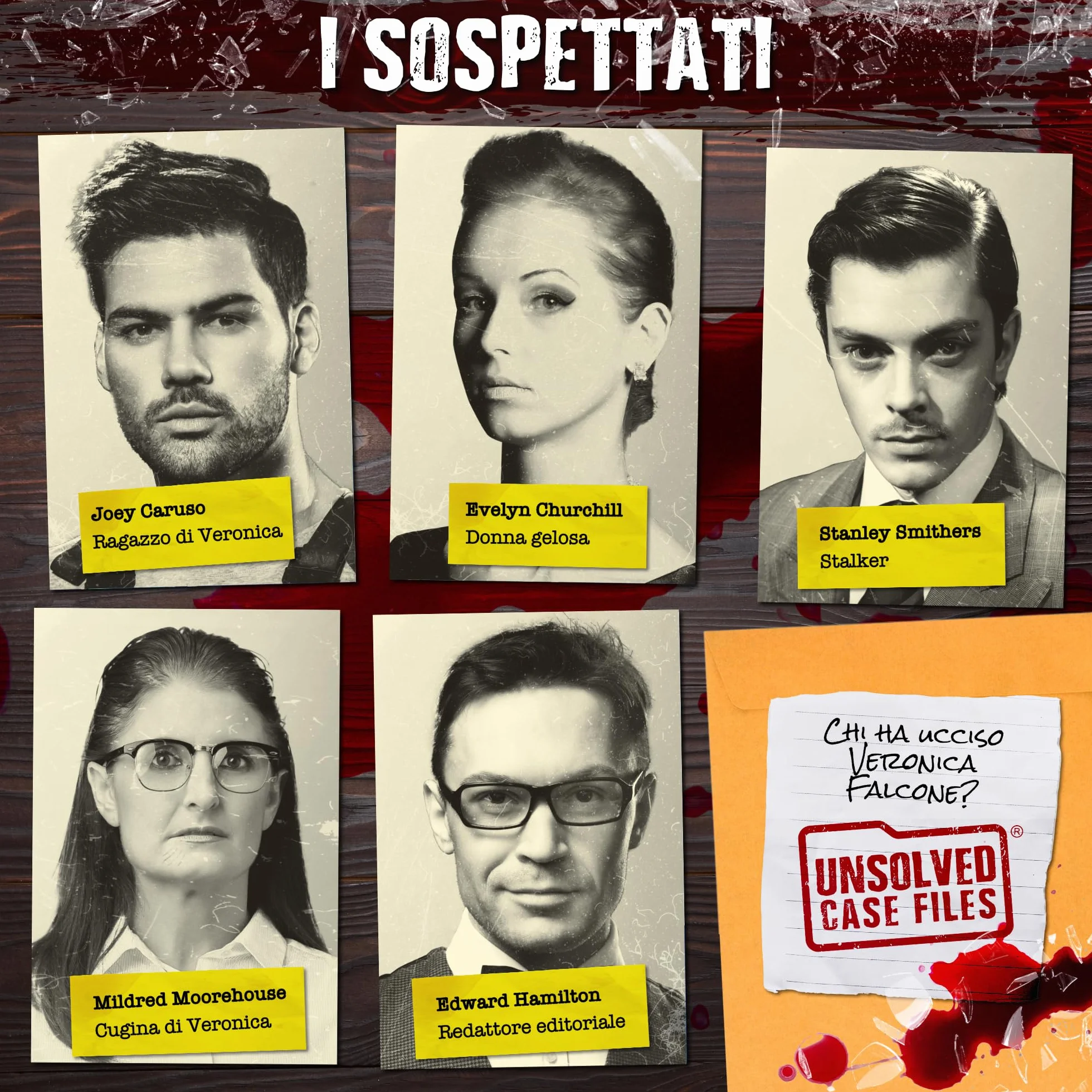 UNSOLVED CASE FILES: Un gioco per indagare su misteriosi casi irrisolti: Chi ha ucciso Veronica Falcone? Riuscirai a risolvere questo caso?
