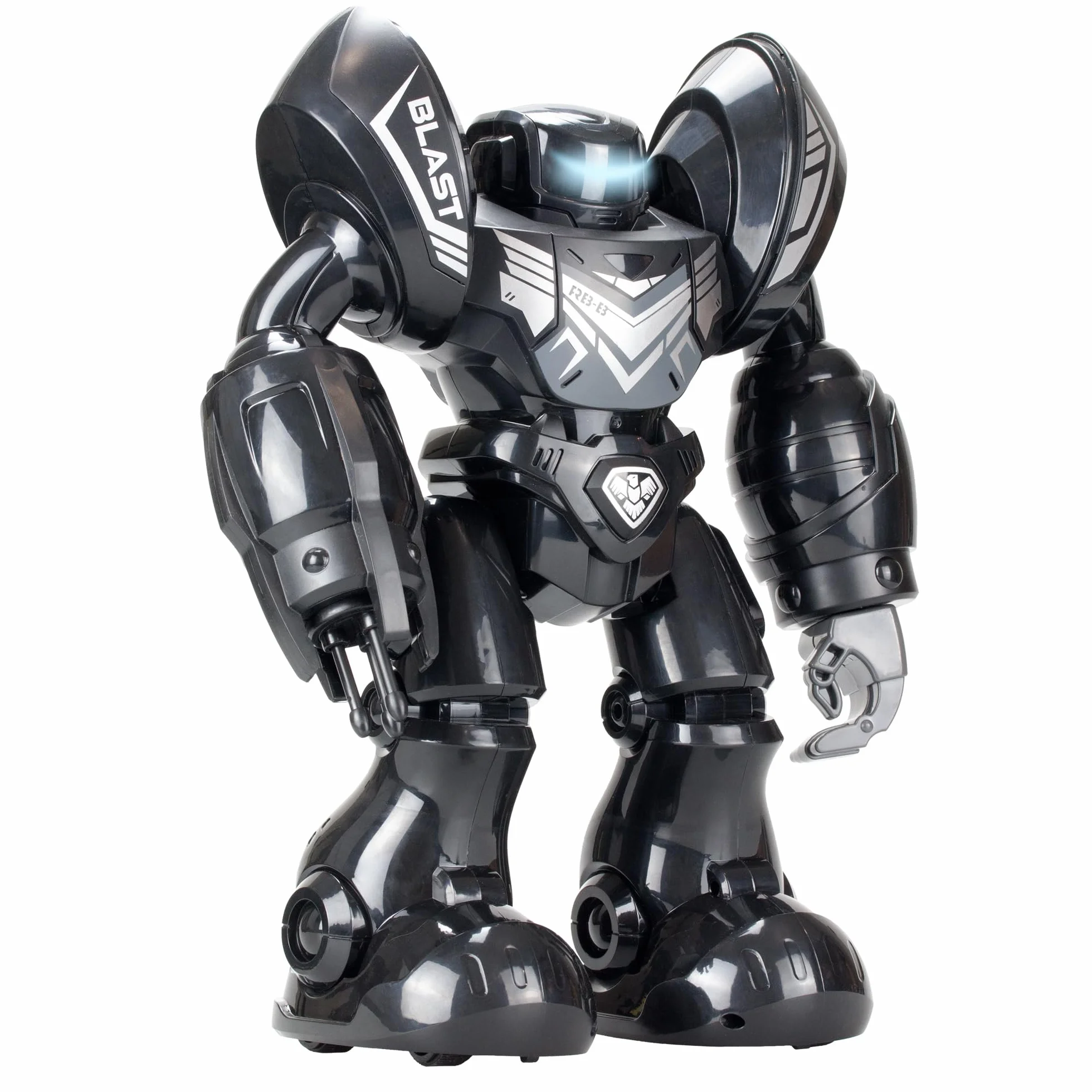 Silverlit YCOO Robo Blast Nero - Robot telecomandato - Funzione Tiro - Musica inclusa - Funzione danza -XXL Robot