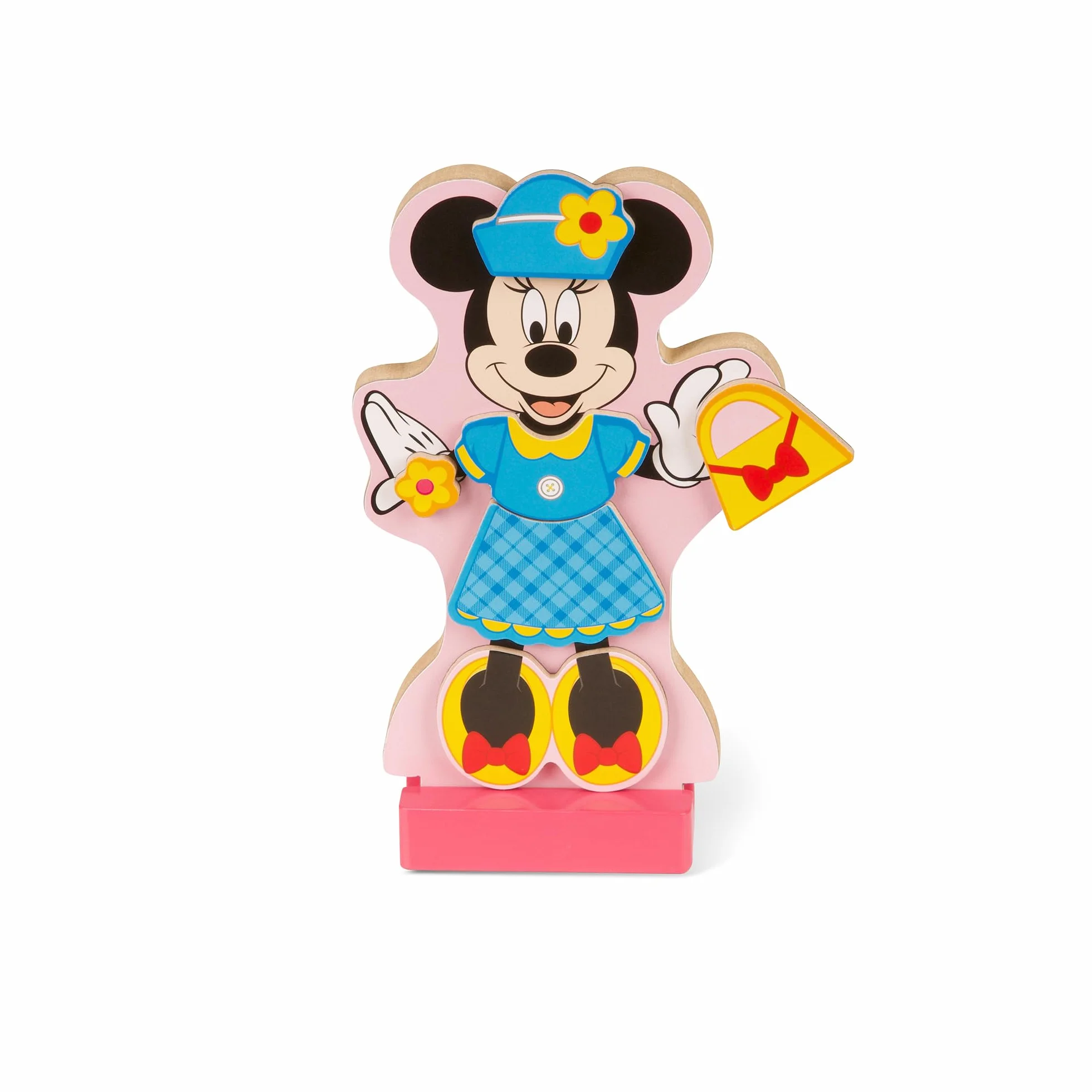Melissa & Doug Minnie and Daisy Wooden Magnetic Dress-Up Play Set