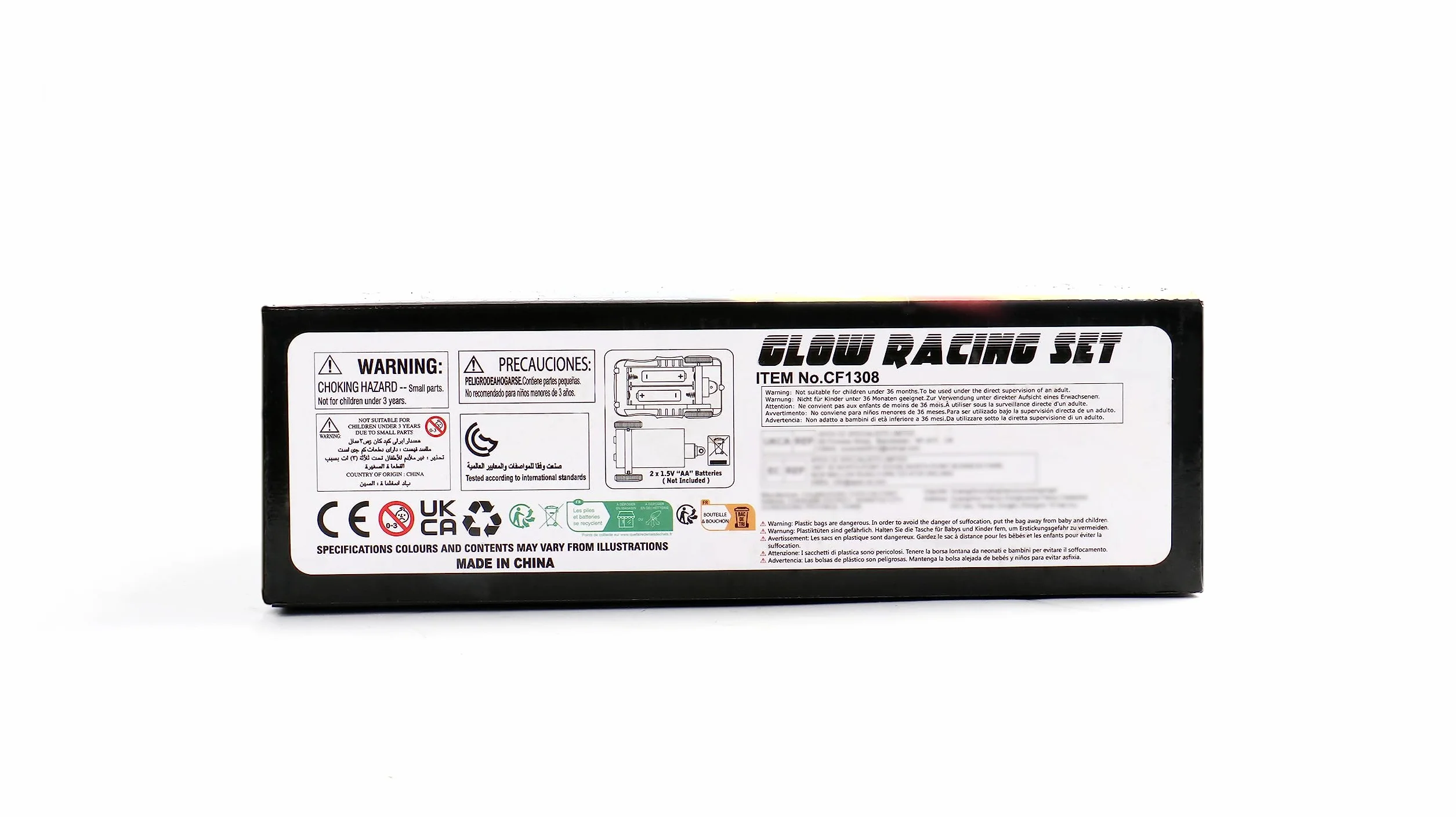 Pista Macchinine Luminosa Elettriche Auto Giocattolo Flessibile Pista Macchinine Colorate Carrera 240 Pezzi con 2 Glow Cars Macchinine Giocattolo per Bambini 3 4 5 6 Anni