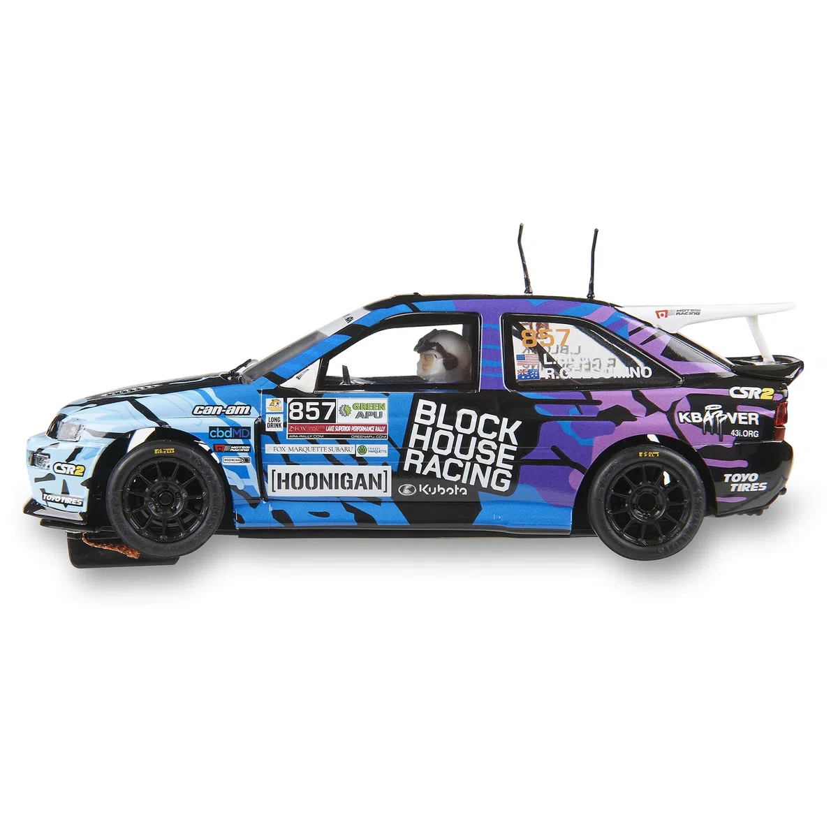 SCALEXTRIC Auto da corsa Slot Scala 1:32 Ford Escort Cosworth Lia Block
