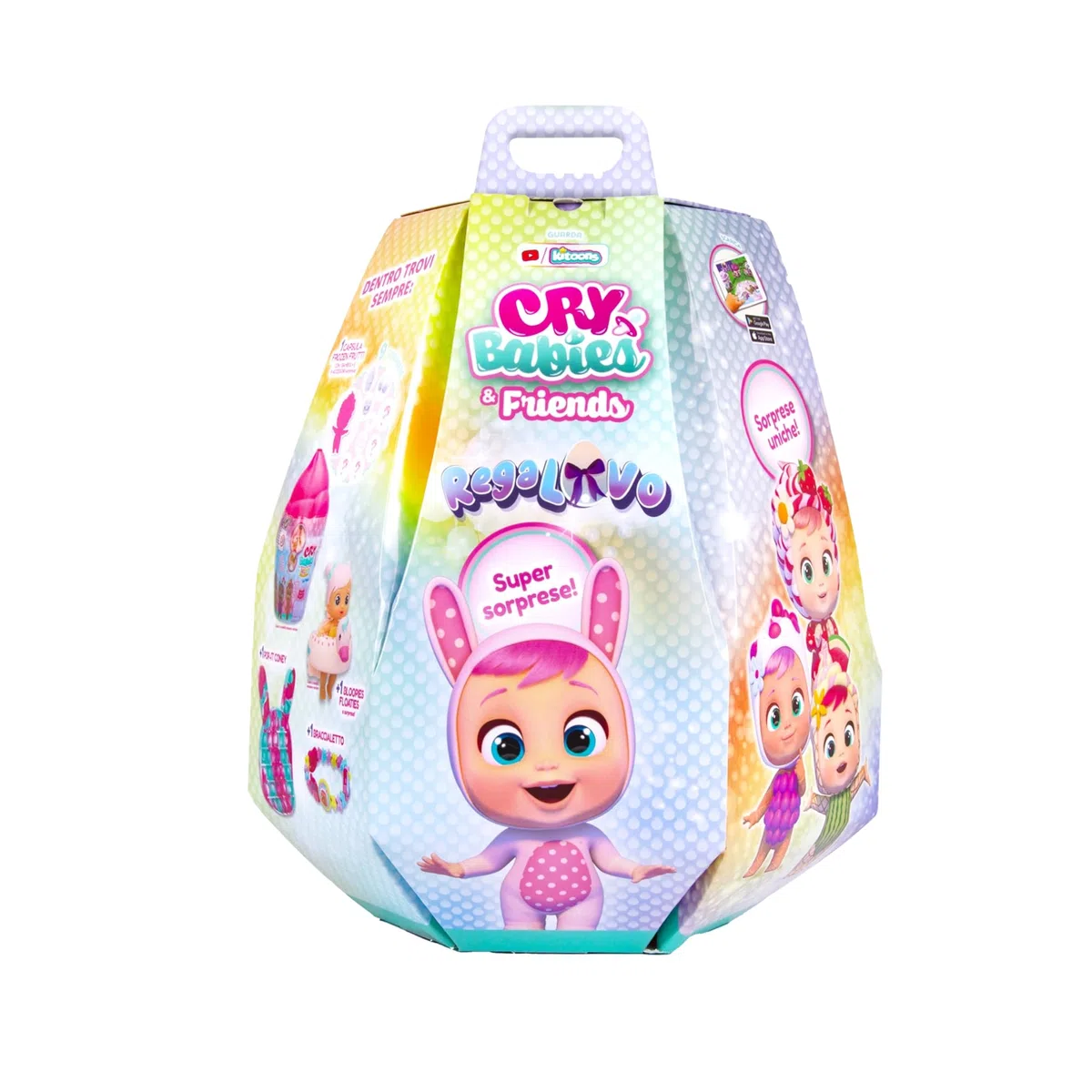 CRY BABIES Uovo Di Pasqua Sorpresa, Nuova Scatola A Sorpresa Piena di Regali Inaspettati E Divertenti, una Pasqua Speciale, Multicolore, per Bambine e Bambini dai 3 Anni in su