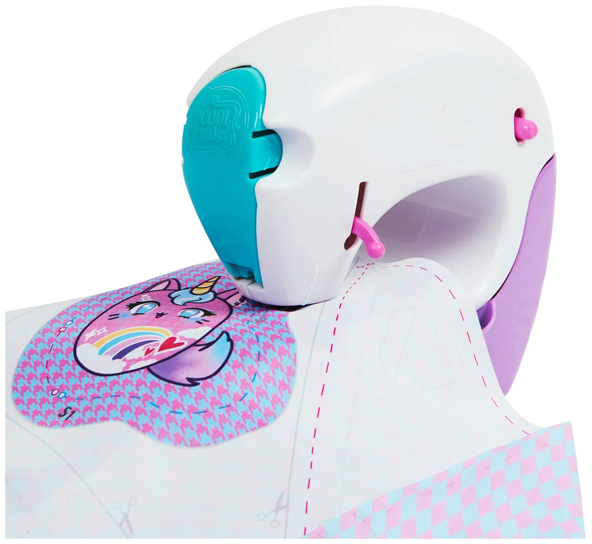 Cool Maker Stitch 'N Style Fashion Studio , Macchina da Cucire per bambini e bambine , Filo da cucire pre-inserito, tessuto e stampe ad acqua , Giochi creativi per bambini e bambine dagli 8 anni
