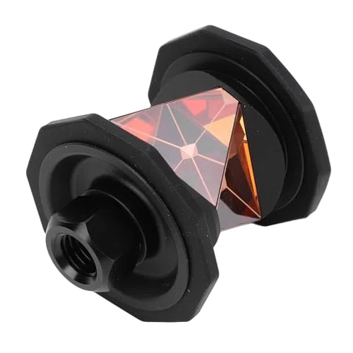 Prisma 360° con Rivestimento Riflettente in Vetro K9 e ABS, Costante 28,1 mm, Diametro 1 Pollice per Tunnel, Metropolitana, Ferrovia e Autostrada