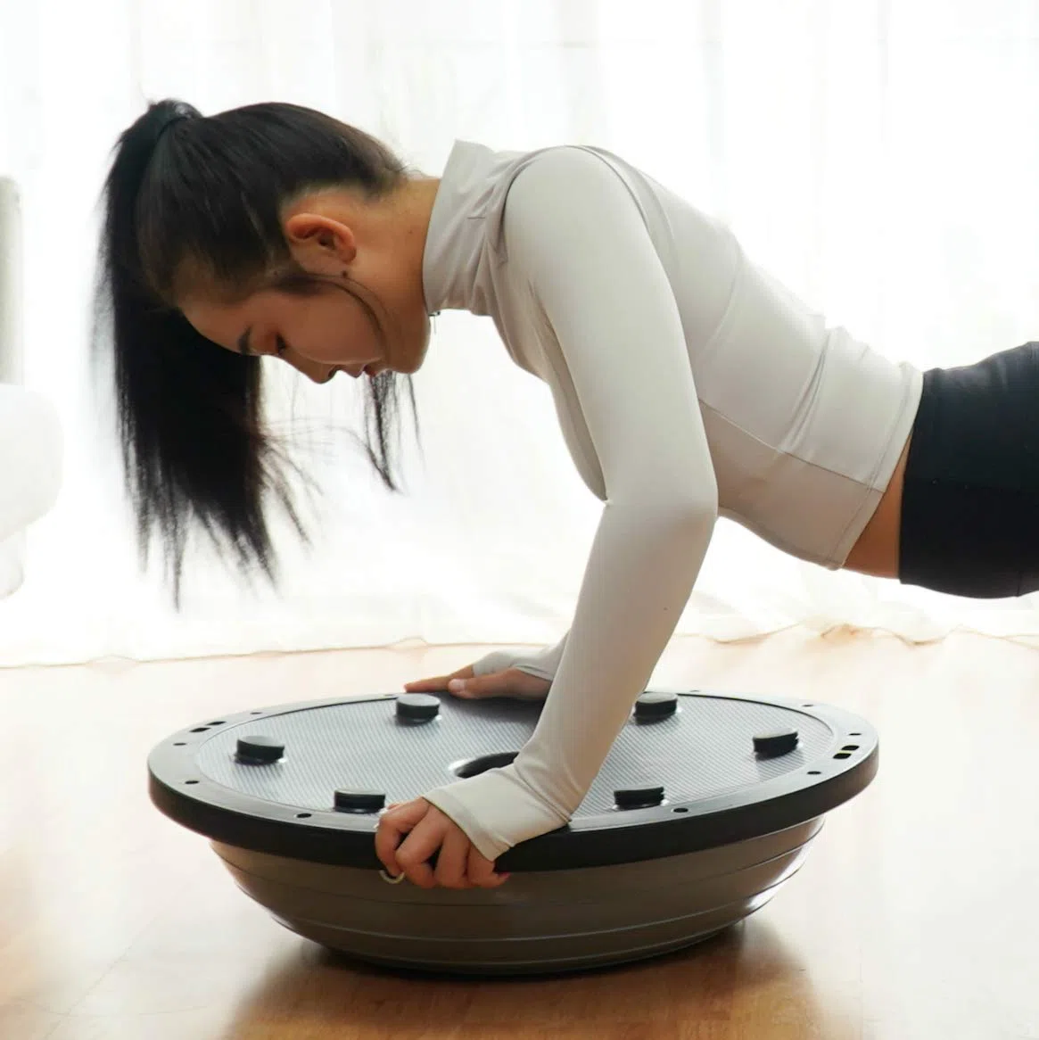 Nice C Balance Ball Trainer z Fascą i Pompą do Jogi Fitness