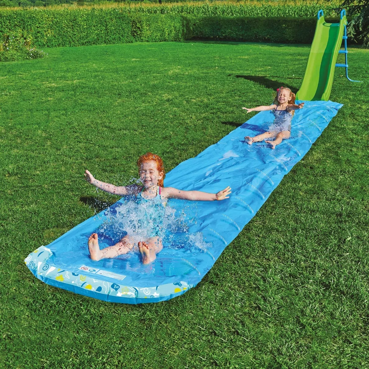 TP Toys Scivolo d'Acqua Blu 6m x 1m per Bambini 3+