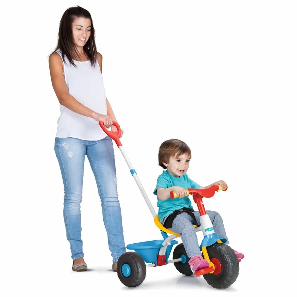 FEBER - Triciclo Trike 2 in 1 regolabile in altezza, triciclo per bambini a partire da 1 anno (famoso, è 800012810)