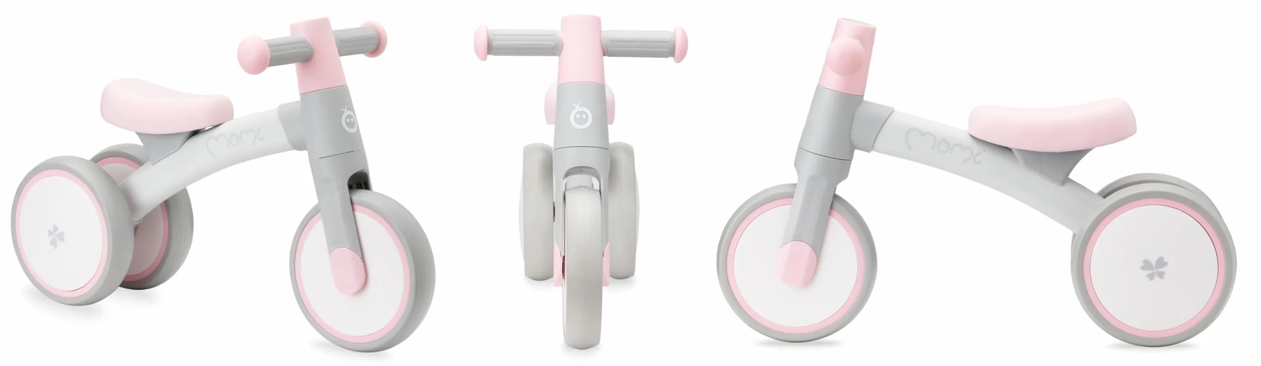 Triciclo senza pedali per bambini MoMi TEDI per bambine e bambini (peso massimo 25 kg), mini bicicletta senza pedali con ruote in plastica resistenti alla foratura, telaio in metallo leggero - 1,2 kg