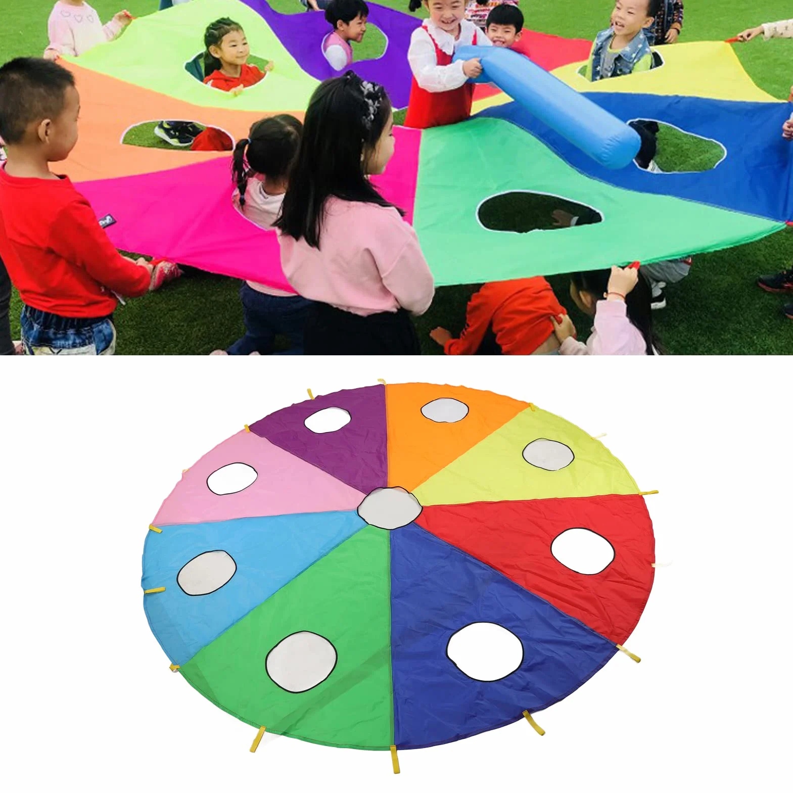 Gioco della Talpa del Paracadute All'aperto, Gioco Interattivo del Martellante della Talpa del Paracadute a 9 Buche All'aperto Spotrs Games