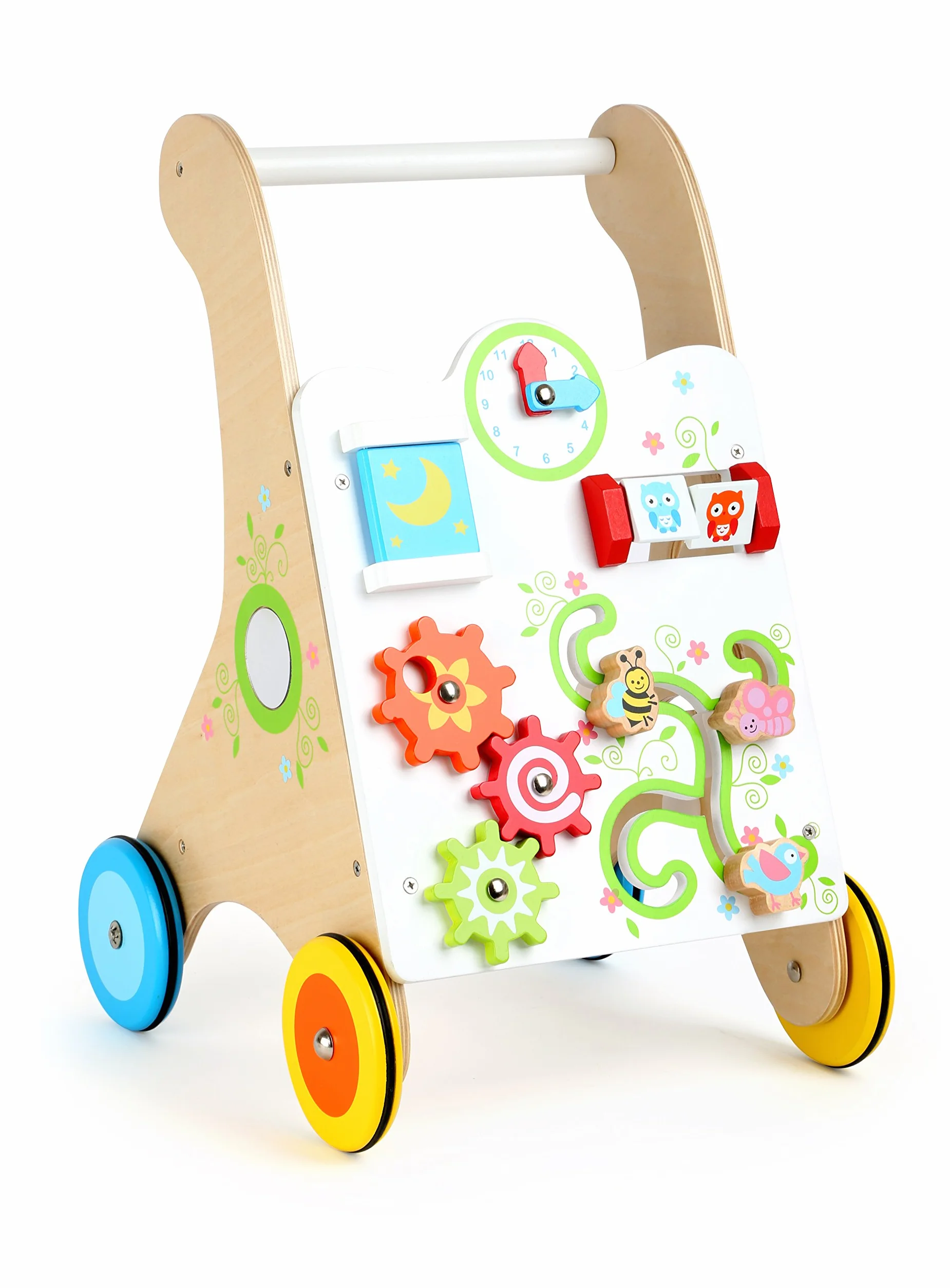 Small Foot Company Carrello Primi Passi in Legno Stabile, 10745