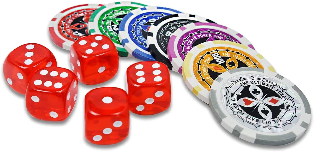 LARS360 Valigetta da poker con 500 fiches laser 11,5g richiudibile a chiave nero 55,5x20,5x6,4 cm