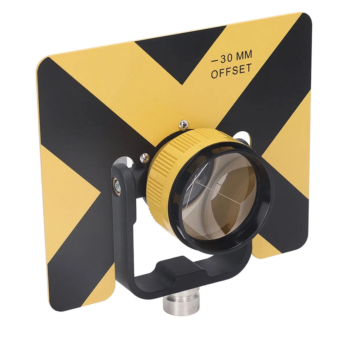 Prisma singola inclinazione da 64 mm, vetro ottico a membrana rossa K9 con filo da 5/8 "x11 per il rilevamento della terra Accessorio per la stazione totale per tunnel mine sondaggio sulle